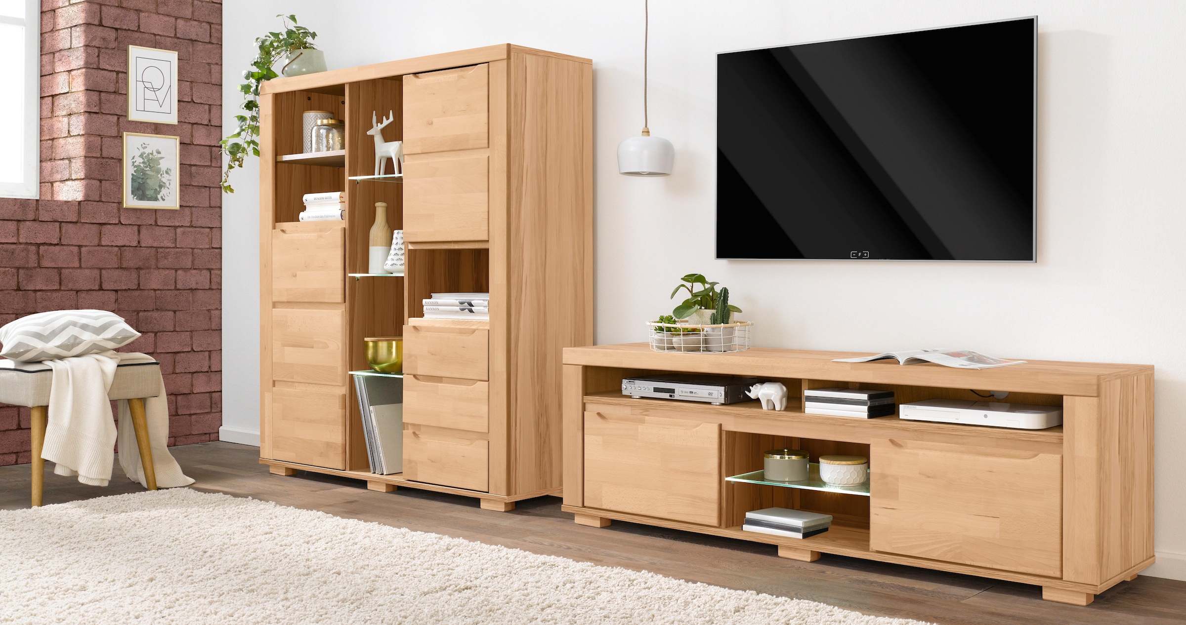 GOODproduct Table basse »Denis« Breite 160 cm