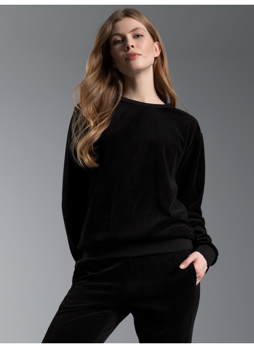 Trigema Sweat-shirt »TRIGEMA Nicki-Shirt«
