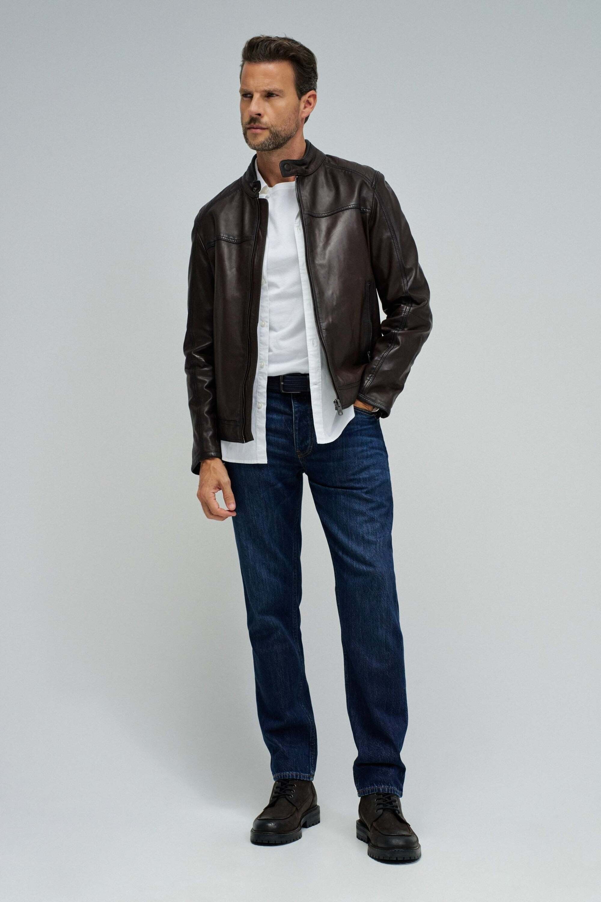 Salsa Lederjacke »Salsa Jeans Lederjacke Biker«