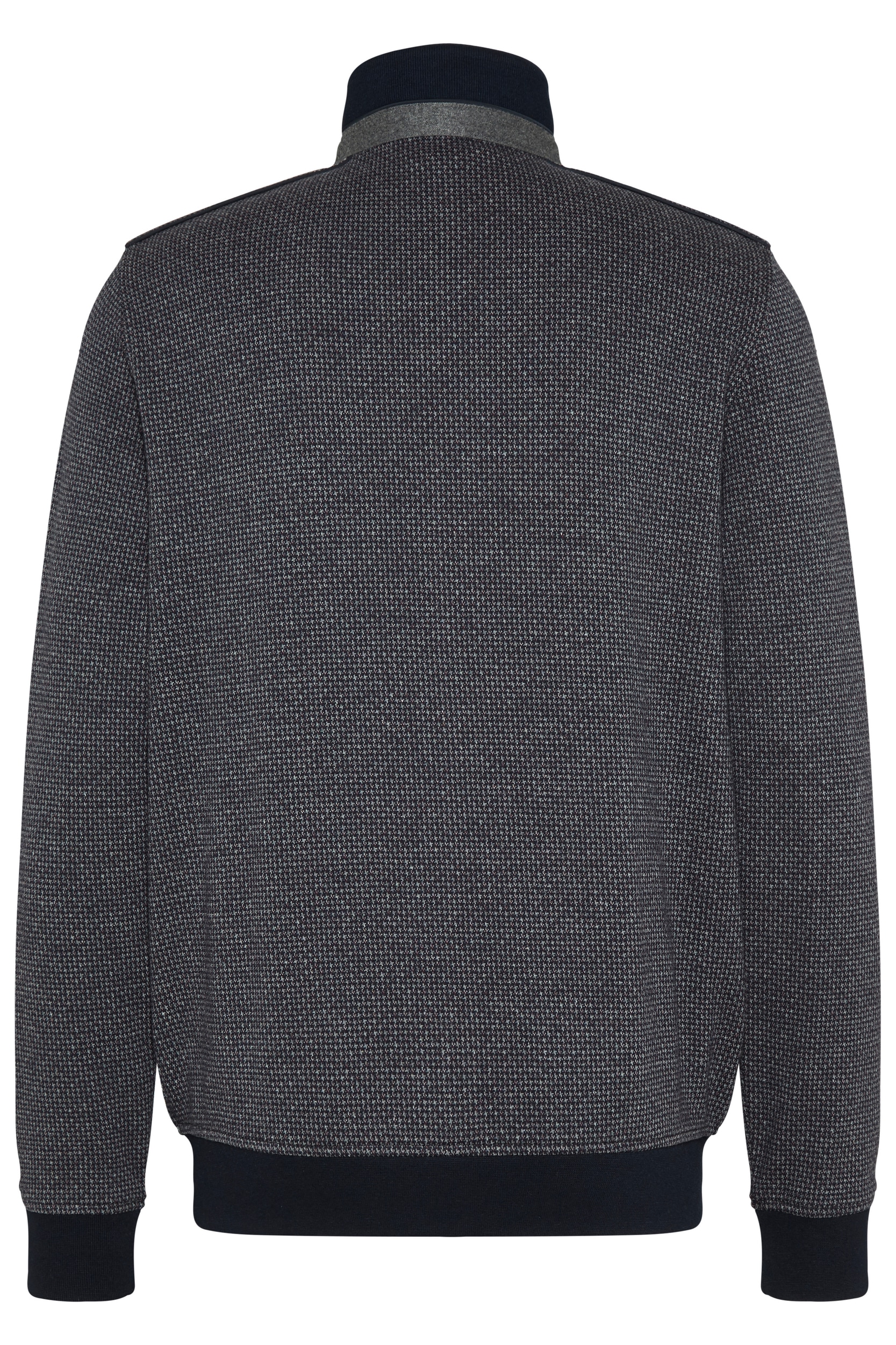 bugatti Sweatjacke mit Stehkragen