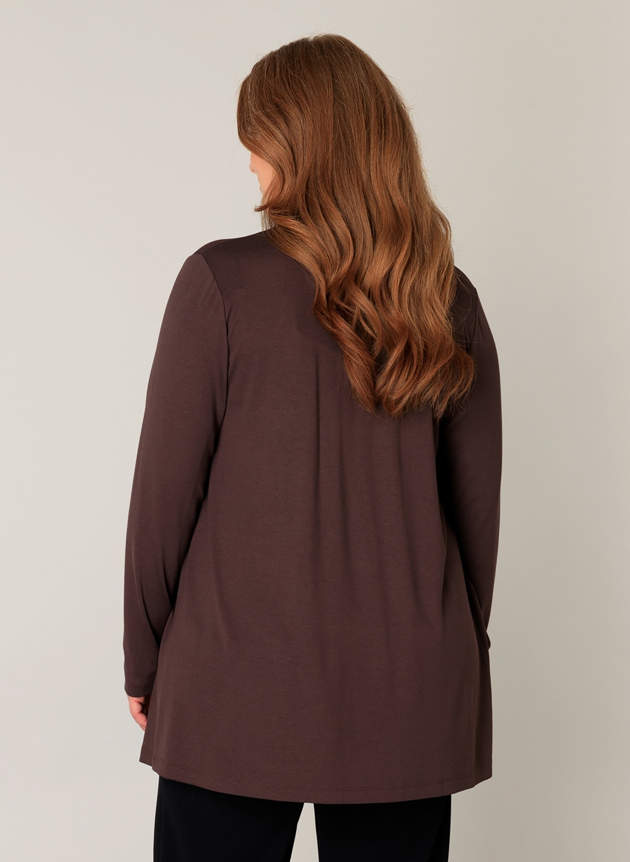 Base Level Curvy Strickjacke »Ayla« im verschlusslosen Design