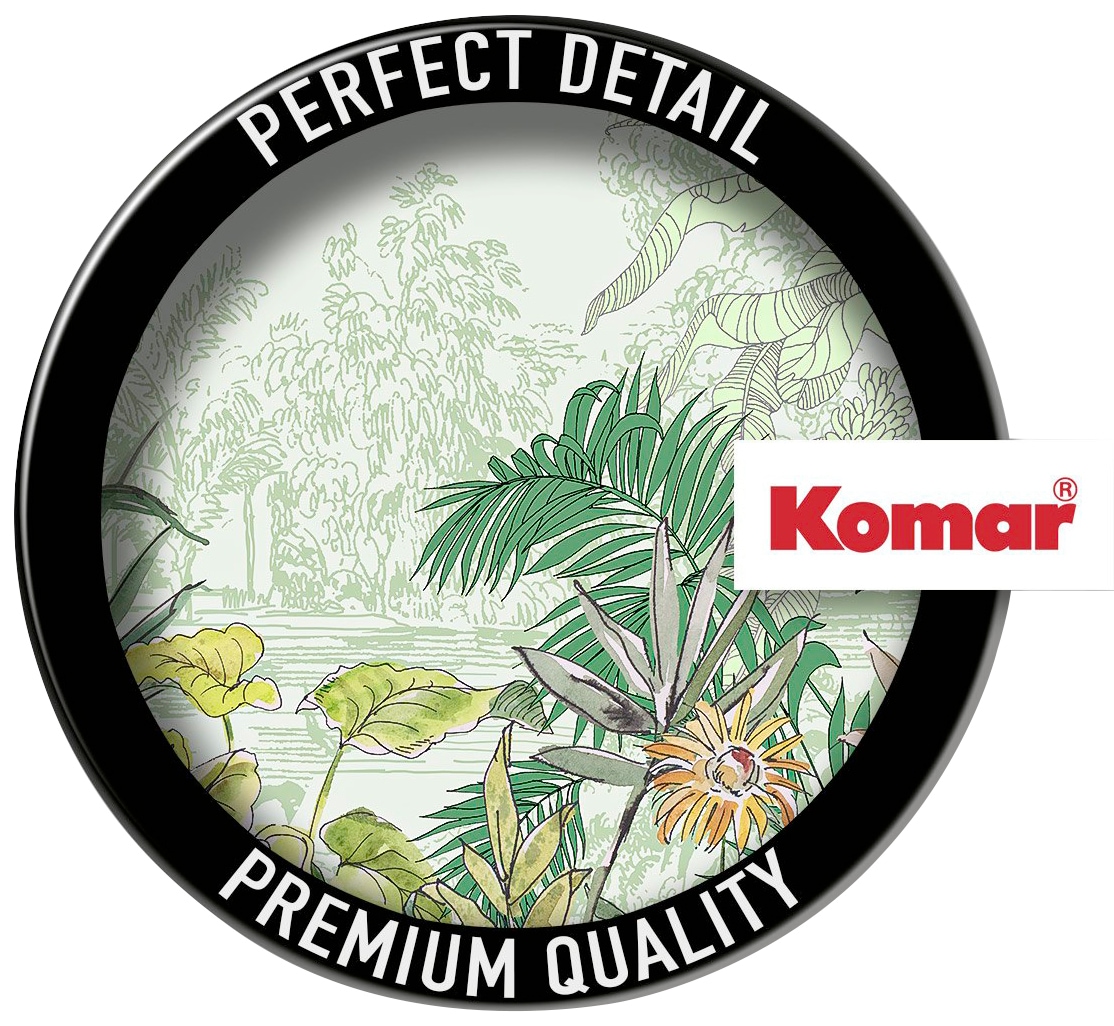 Komar Papier peint intissé »Digitaldruck Vlies -  Hortus - Grösse 250 x 250 cm« imprimé Wohnzimmer, Schlafzimmer