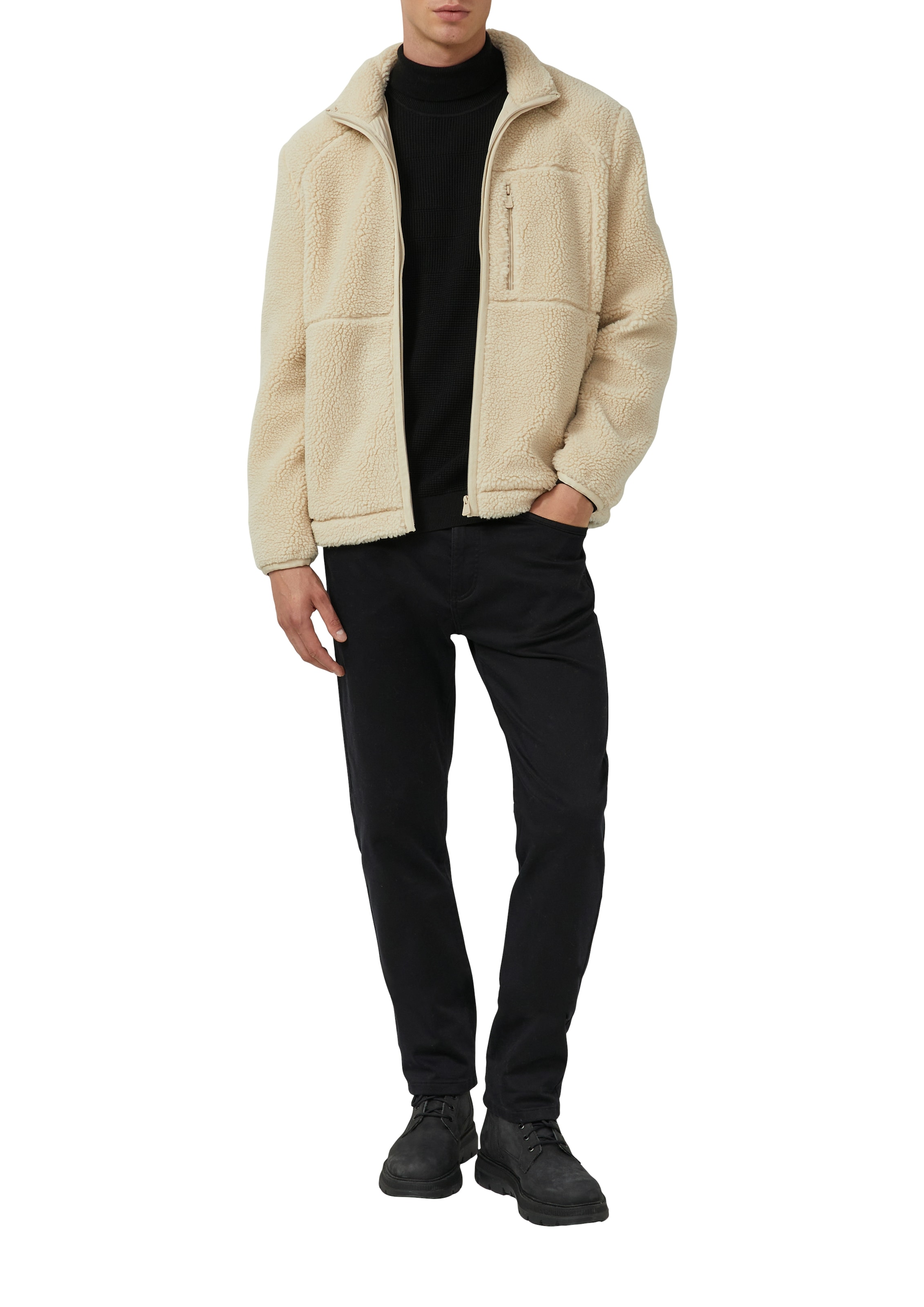 s.Oliver Pull à col roulé , mit Rippbündchen
