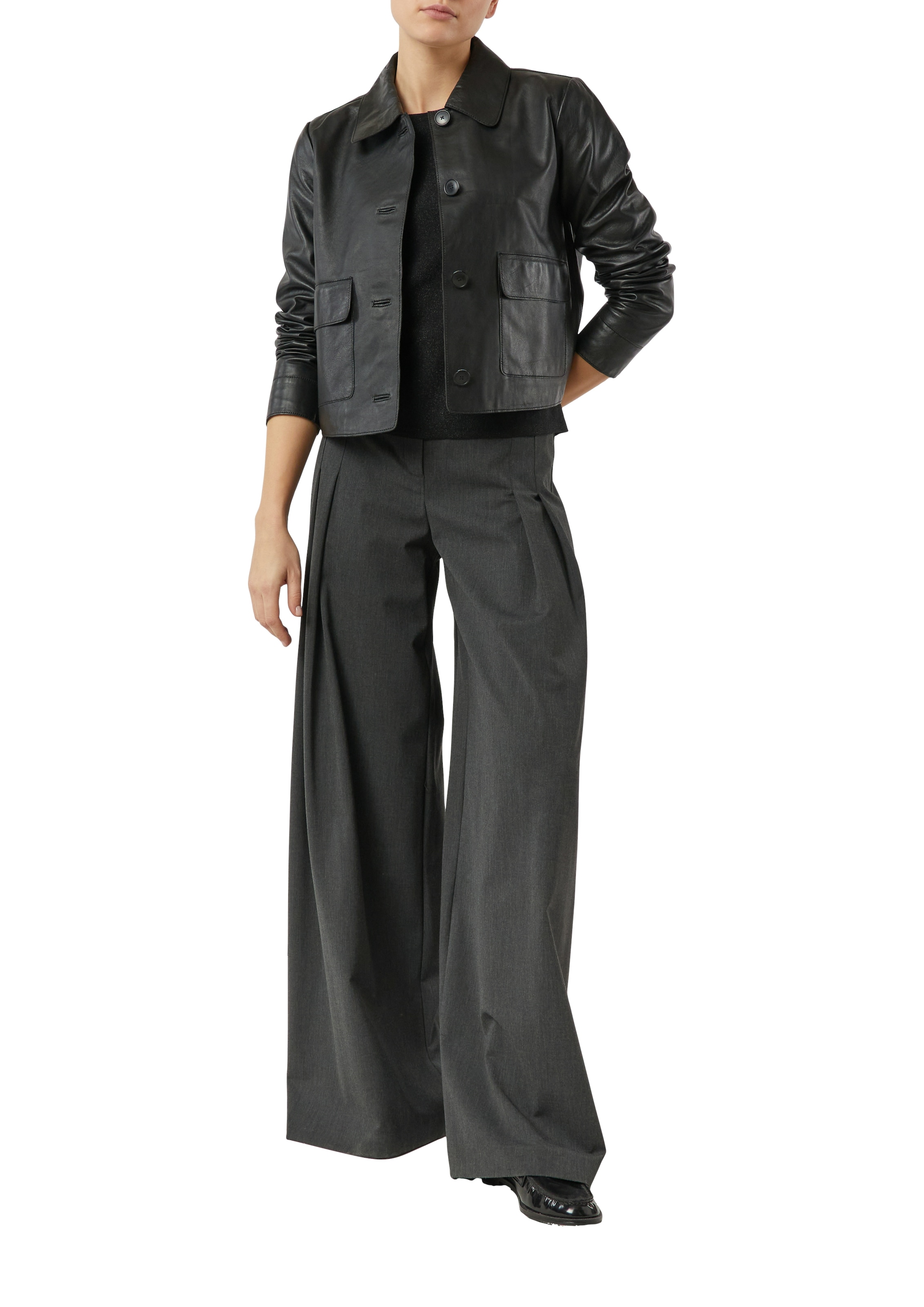 Comma Pull à manches 3/4 mit Glitzerdetails