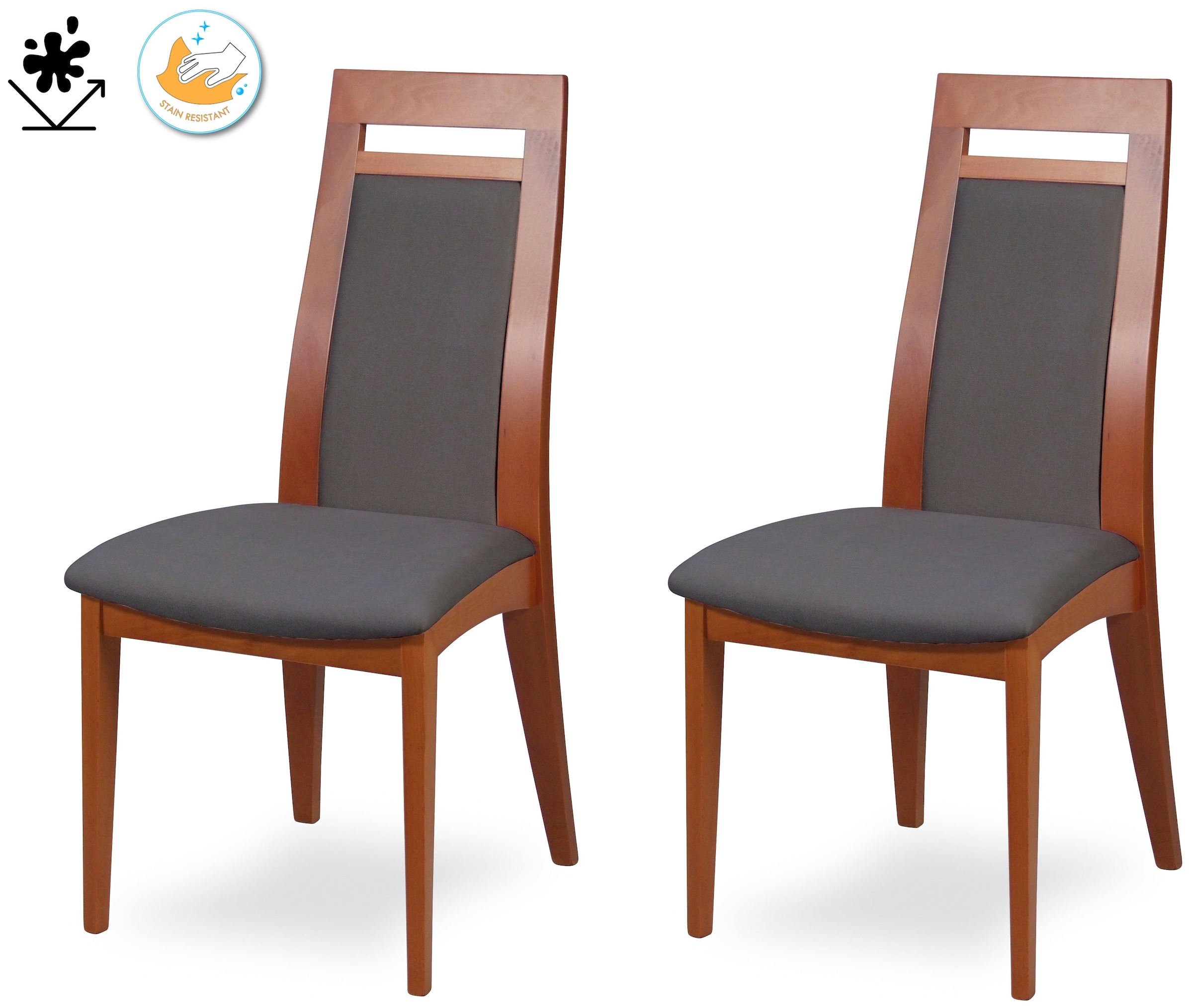 Home affaire »CLIO« () 2 cuisChaise avec tissu déperlant