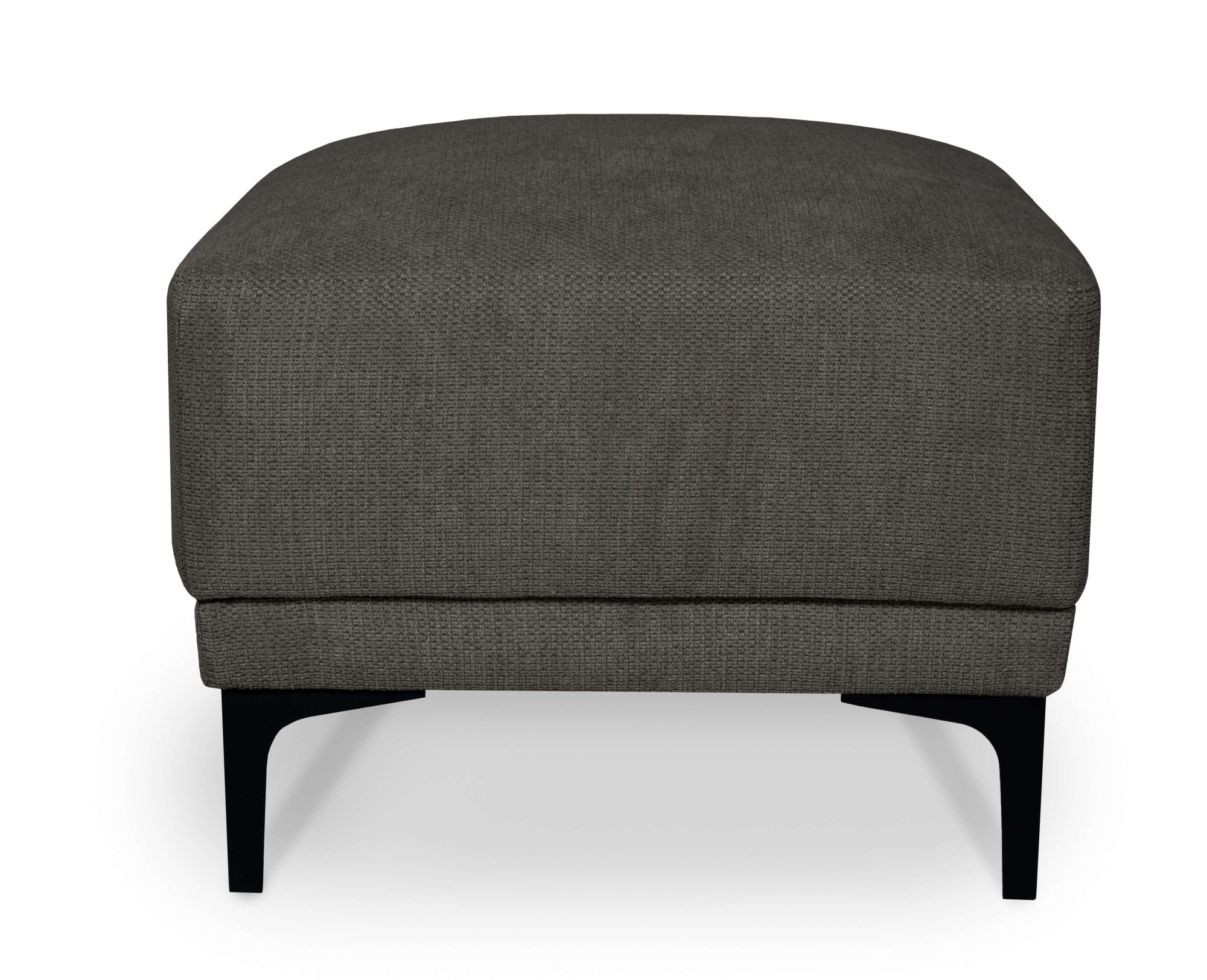 GOODproduct Polsterhocker »Xander« 1 Stk. tlg. Breite 58 cm, Soft-Touch Chenille, schwarze Metallfüsse