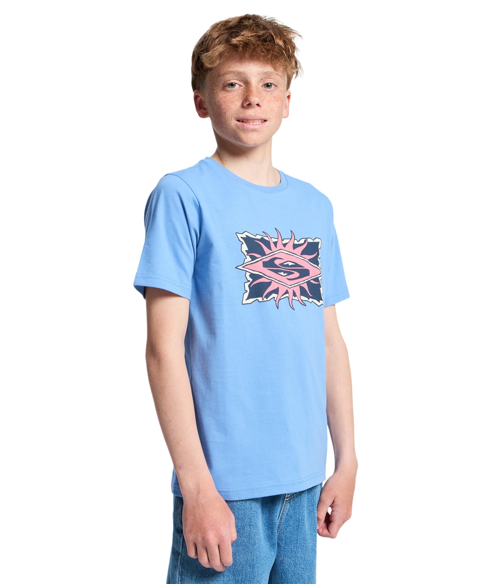 Quiksilver T-Shirt »STARFISH STAMP SHORT SLEEVE« für Kinder und Jugendliche geeignet, kurze Ärmel, aus Baumwolle
