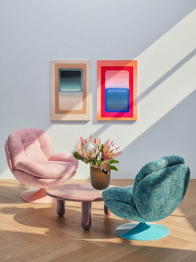 Kare Design Tableau sur toile