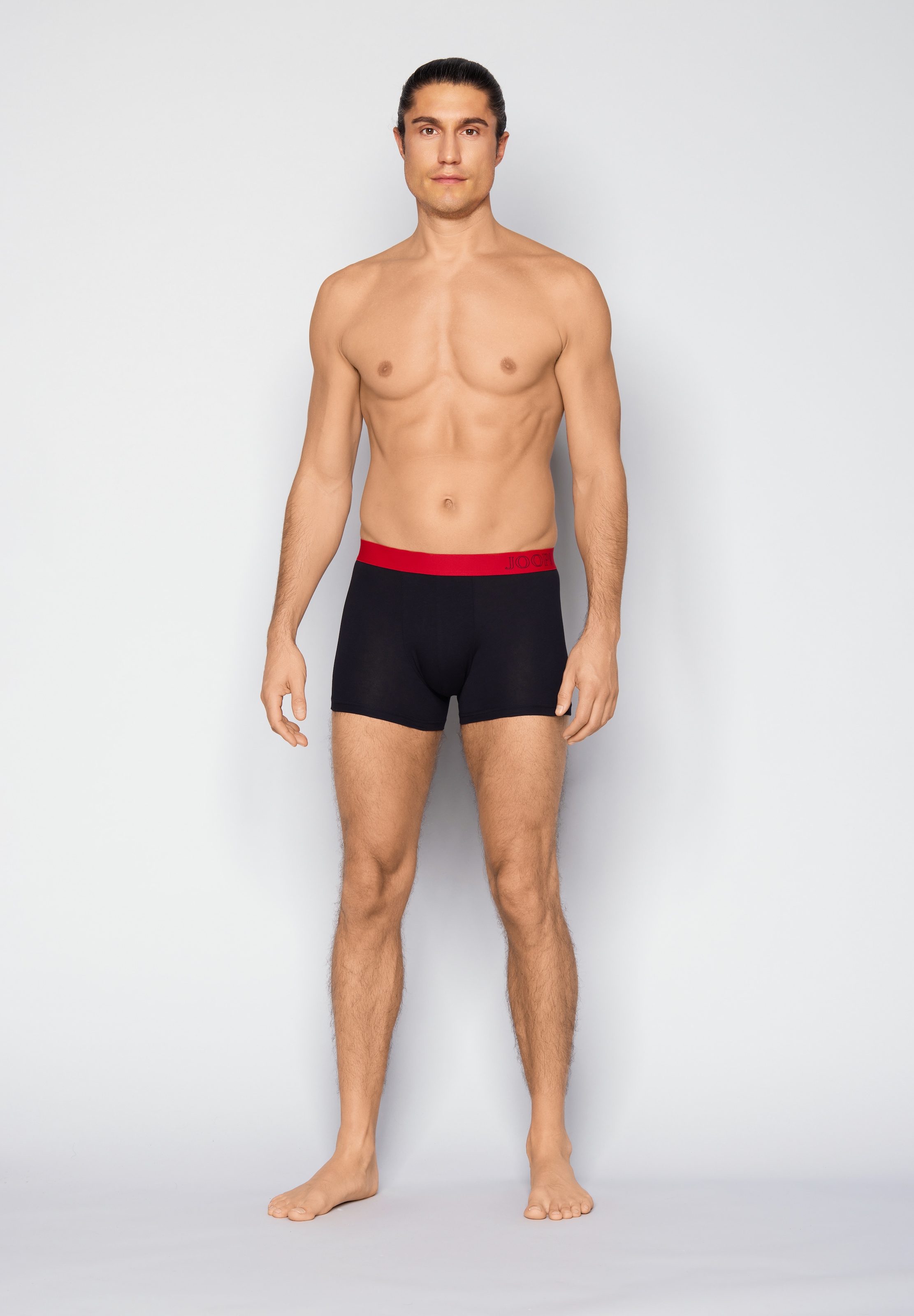 JOOP! Boxers »Everyday« 3er Pack,  ohne Eingriffe, Cornflower-Design, elastischer Logobund