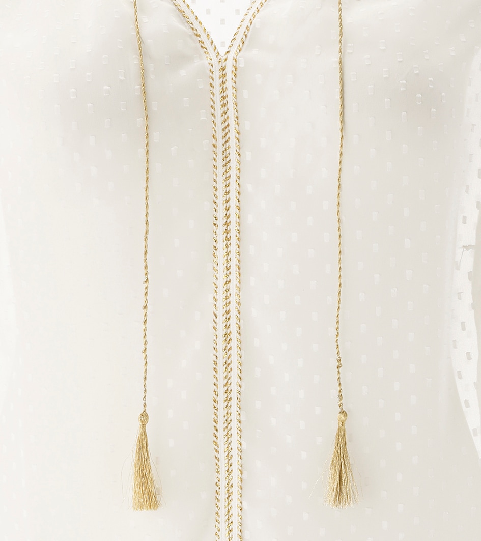 Aniston PLUS Blouse à enfiler mit eingewebten Punkten - NEUE KOLLEKTION