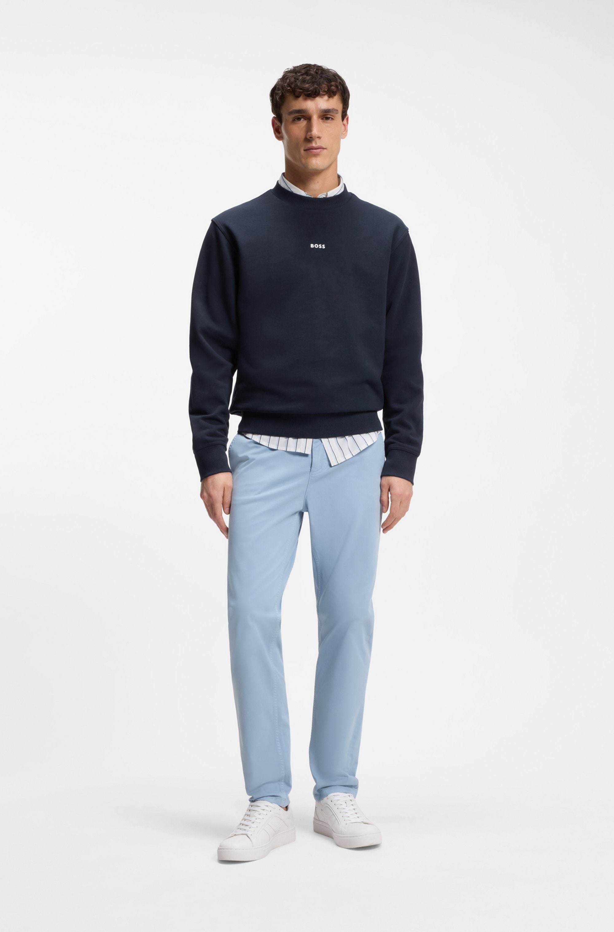 BOSS ORANGE Sweatshirt »WeSmallcrew«, mit Logo auf der Brust
