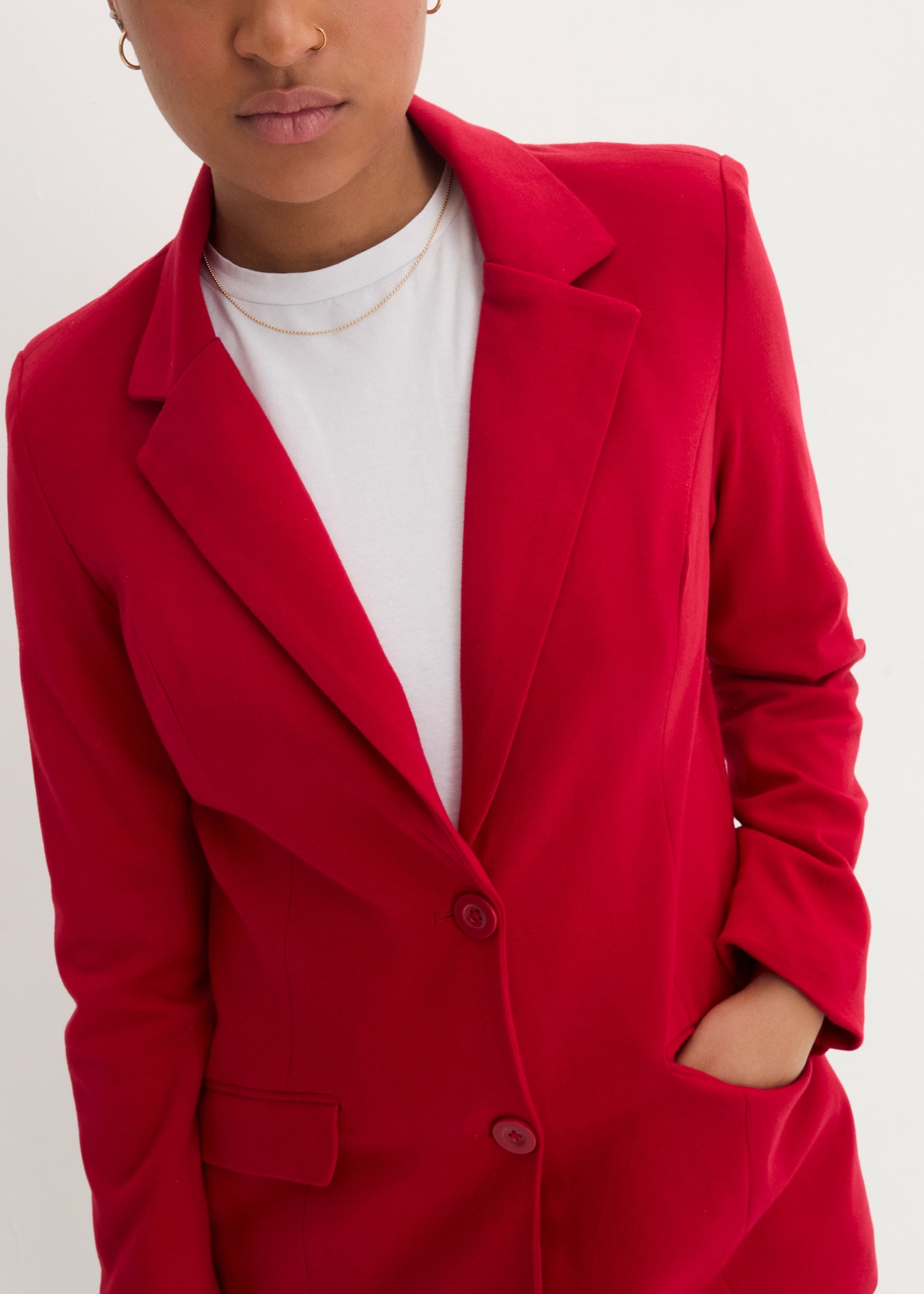 bonprix Jackenblazer 1 tlg. eleganter Schnitt, taillierte Passform, mit langem Arm