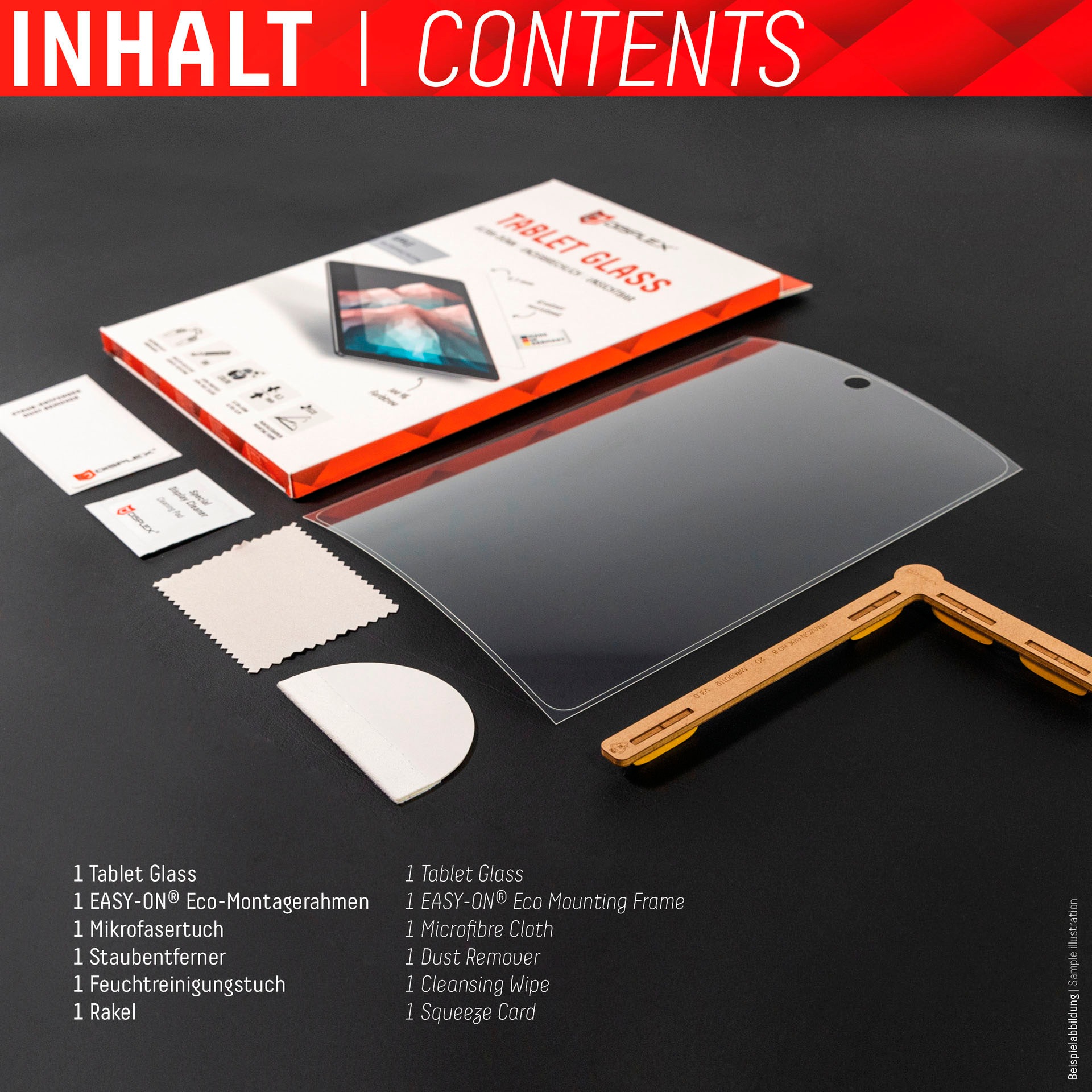 Displex Displayschutzfolie »Tablet Glass Samsung Galaxy Tab S6 Lite« für Samsung Galaxy Tab S6 Lite