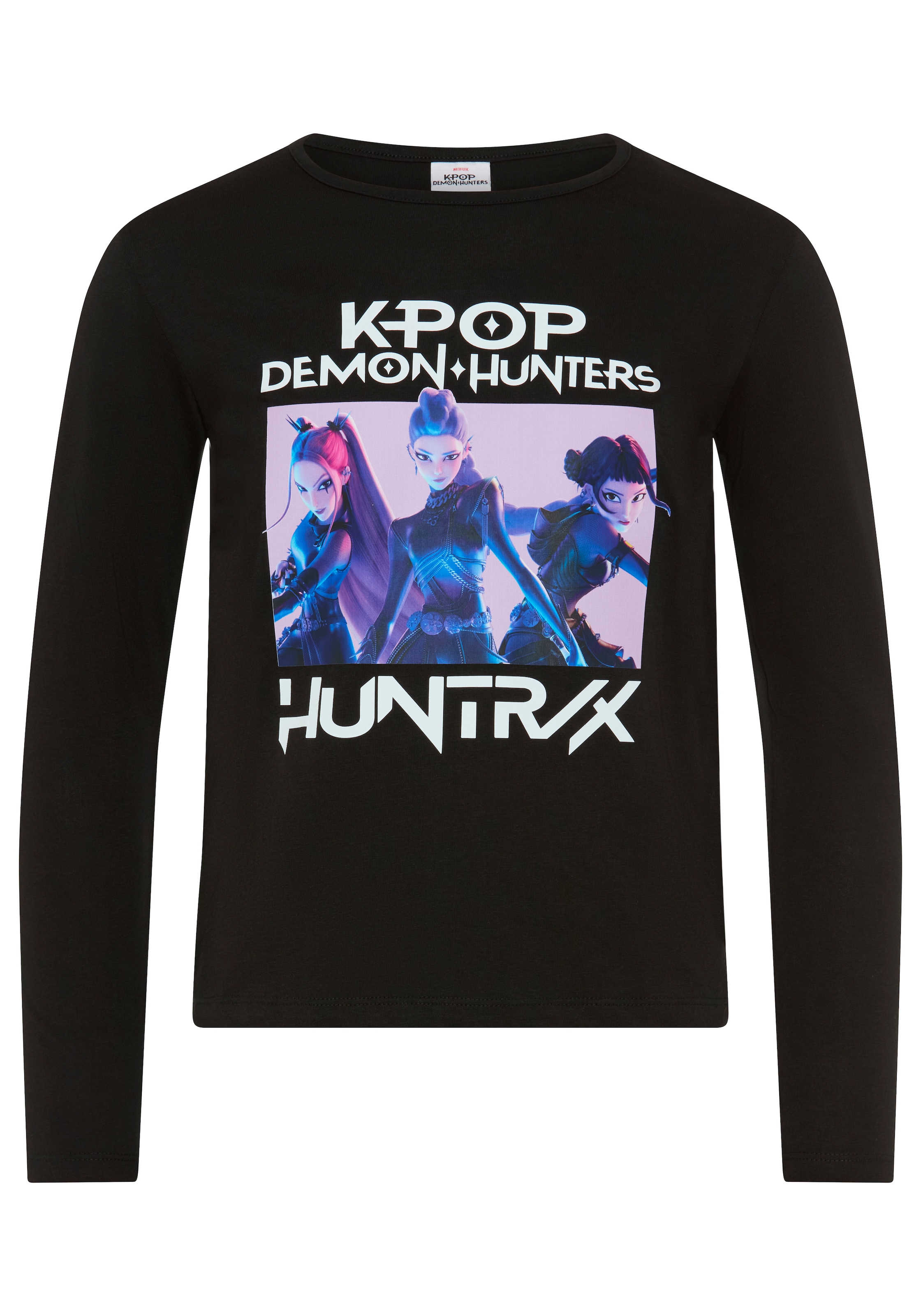 KIDSWORLD T-shirt à manches longues »K-POP DEMON HUNTERS Shirt« t-shirt K-Pop, longueur hanche, col rond, coupe basique