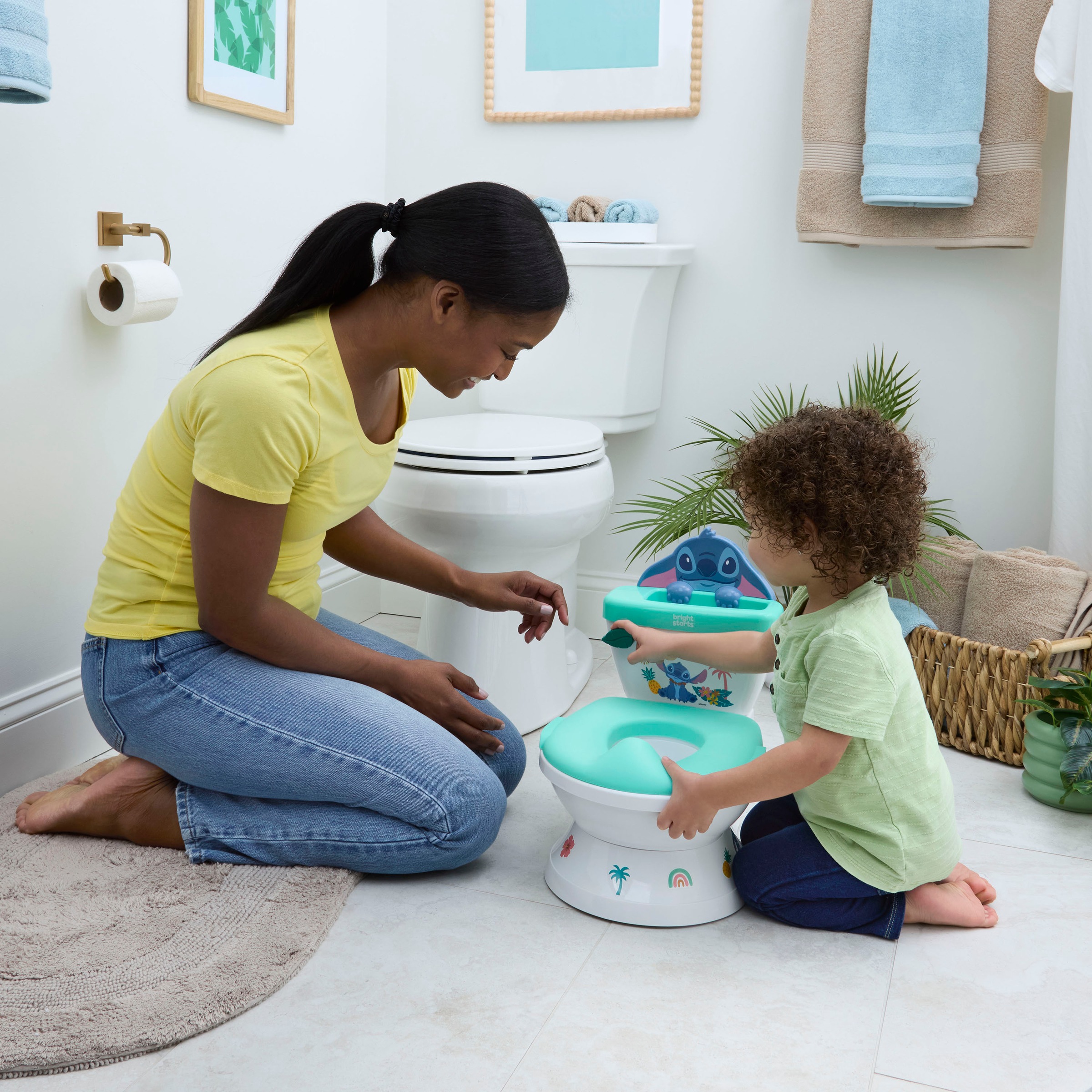 Bright Starts Toilettentrainer »Stitch My Size Potty«