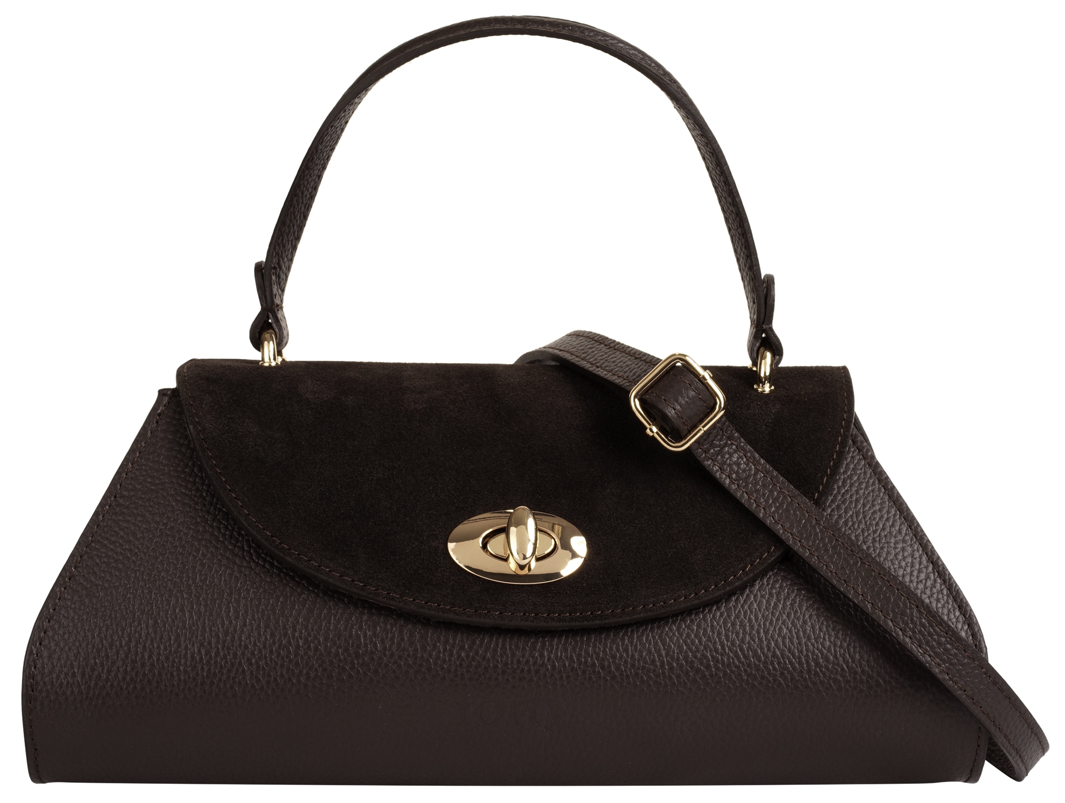 forty° Sac à bandoulière »FORTY° Damen LIRAMARA echt Leder, Made in Italy« cuir véritable, fabriqué en Italie