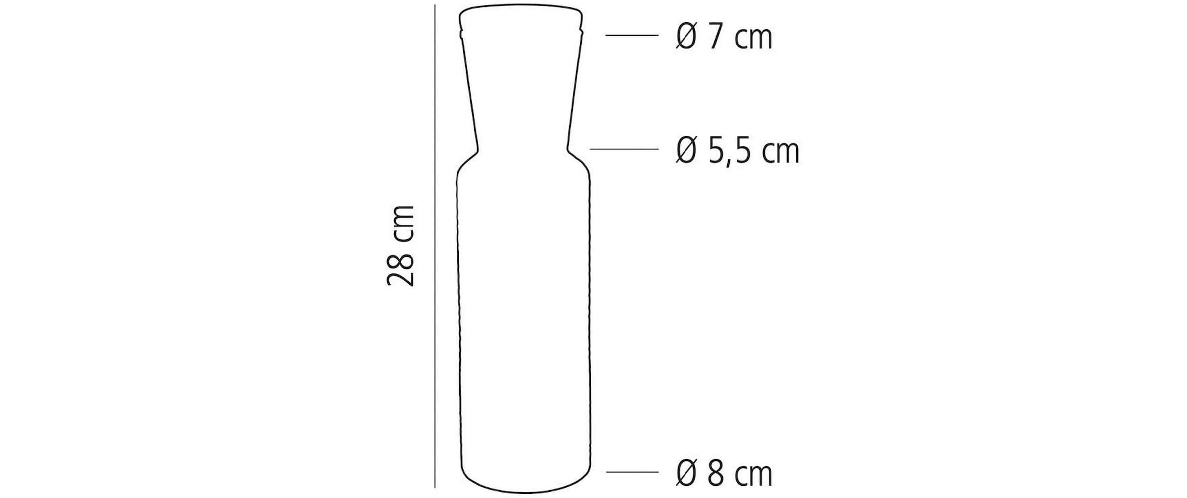 APS Karaffe »Dots« Deckel aus Kork, 900 ml