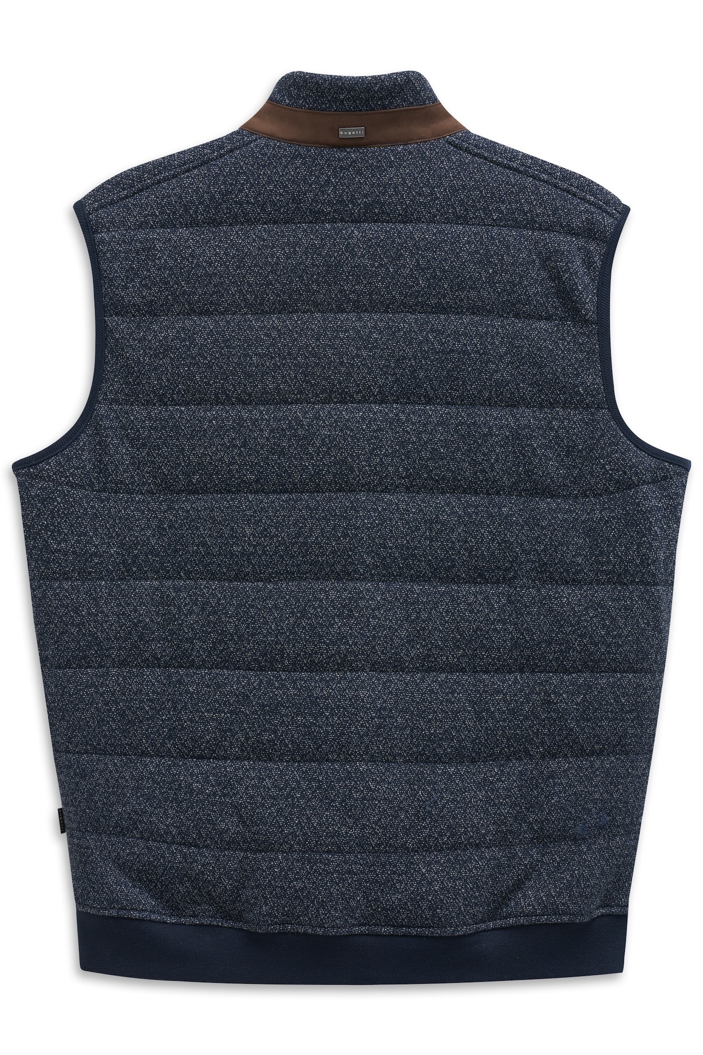 bugatti Gilet de sweat »Regular Fit« mit Stehkragen und aus reine Baumwolle