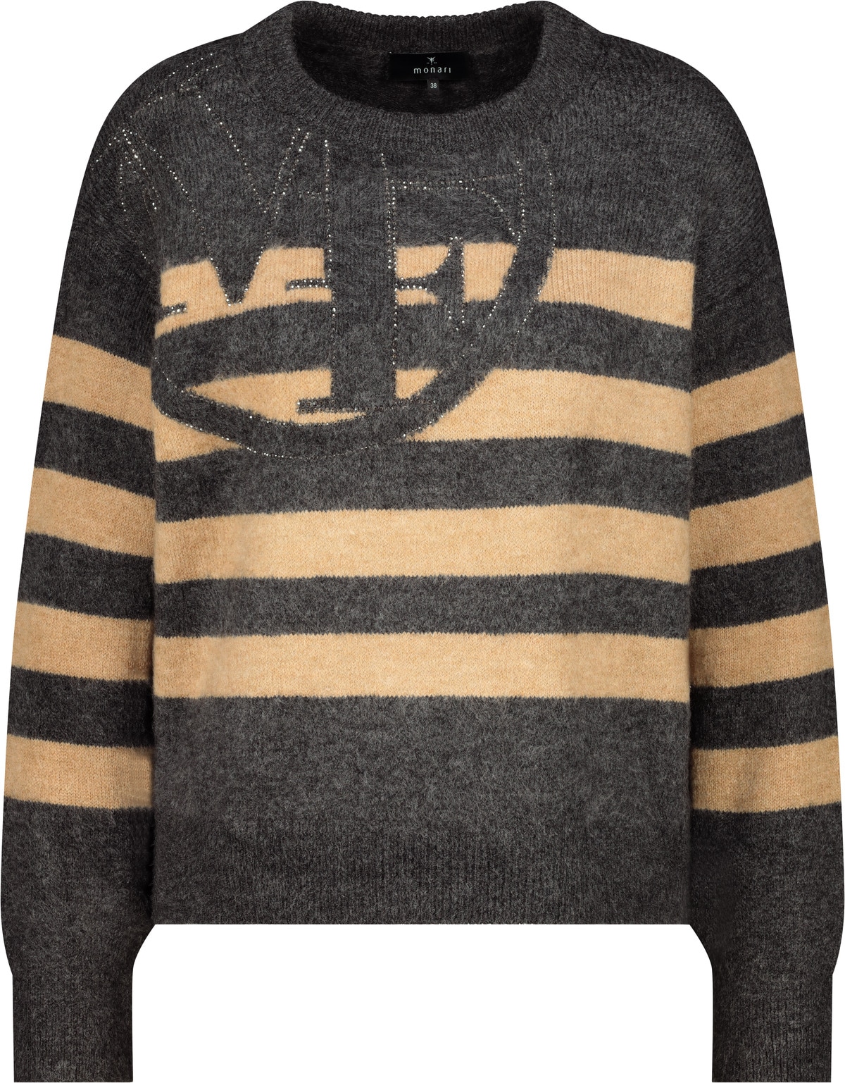 Monari Pull en tricot Regular fit mit Rundhalsausschnitt