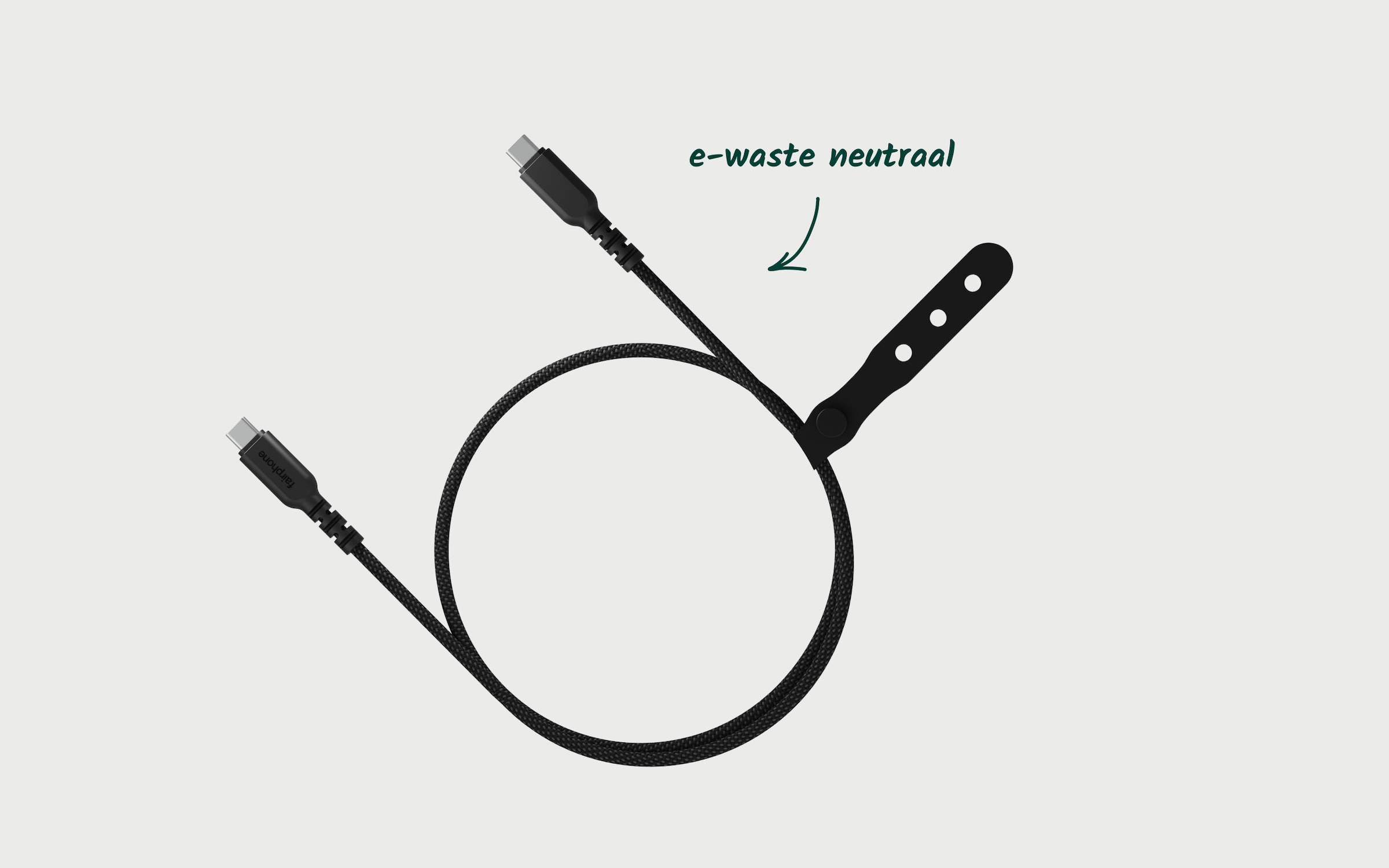 Fairphone Câble pour smartphone »USB-C 3.2 Long Life Lade- und Datenkabel (20 Gb/s) 1 m« 100 cm