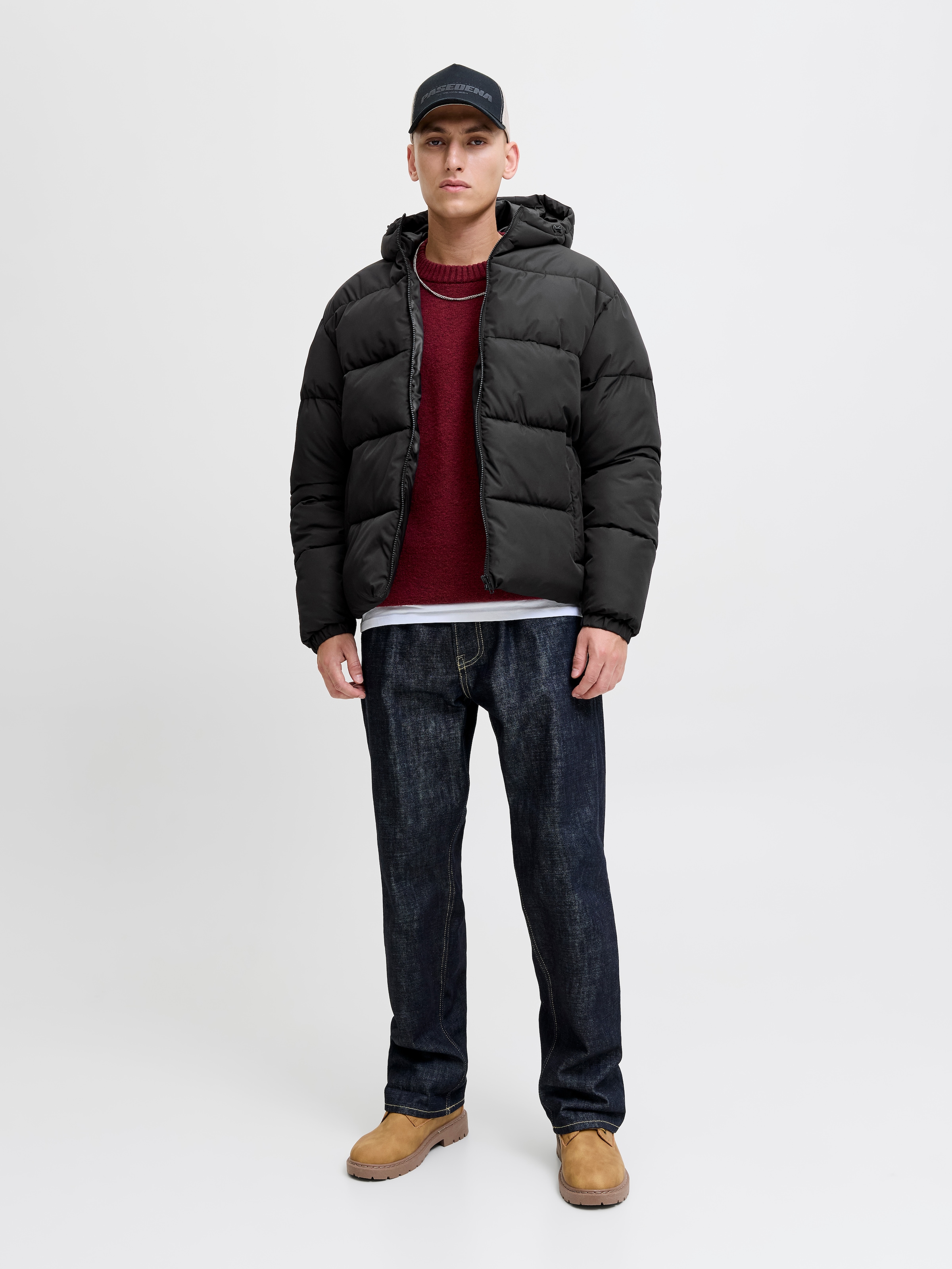 Jack & Jones Veste matelassée »JJMAZE PUFFER HOOD« mit Kapuze