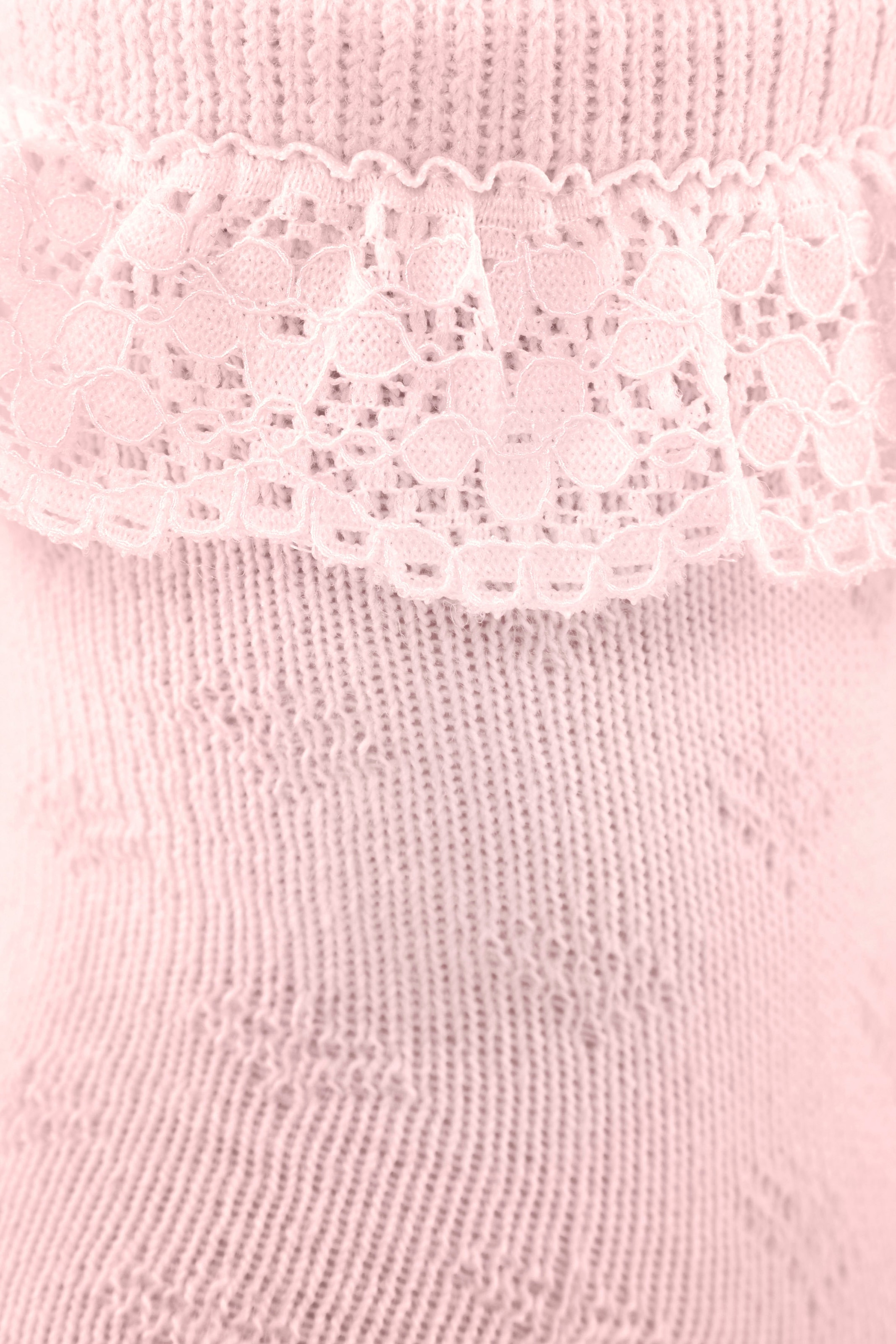 H.I.S Socken »Babysocken Ajour« Packung, 3 Paar tlg. mit feinem Ajour Strickmuster und kleiner Rüsche