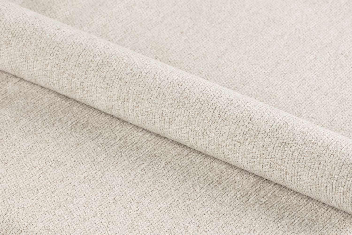 ACTONA GROUP Chaise de salle à manger »Lucy« () Tissu beige, dossier en placage chêne, piètement étoile 4 branches noir, pivotant