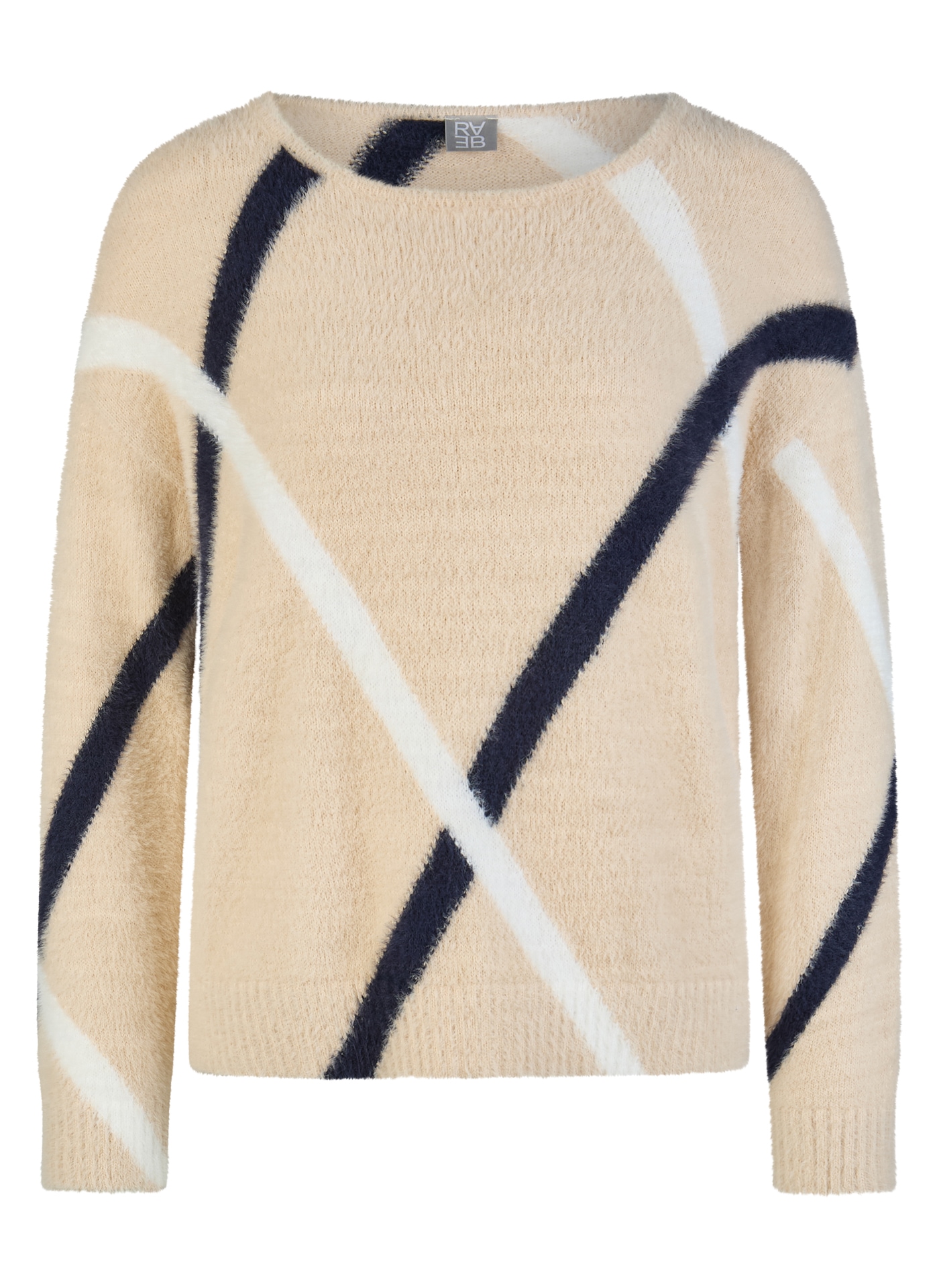Rabe Pull en tricot avec motif graphique