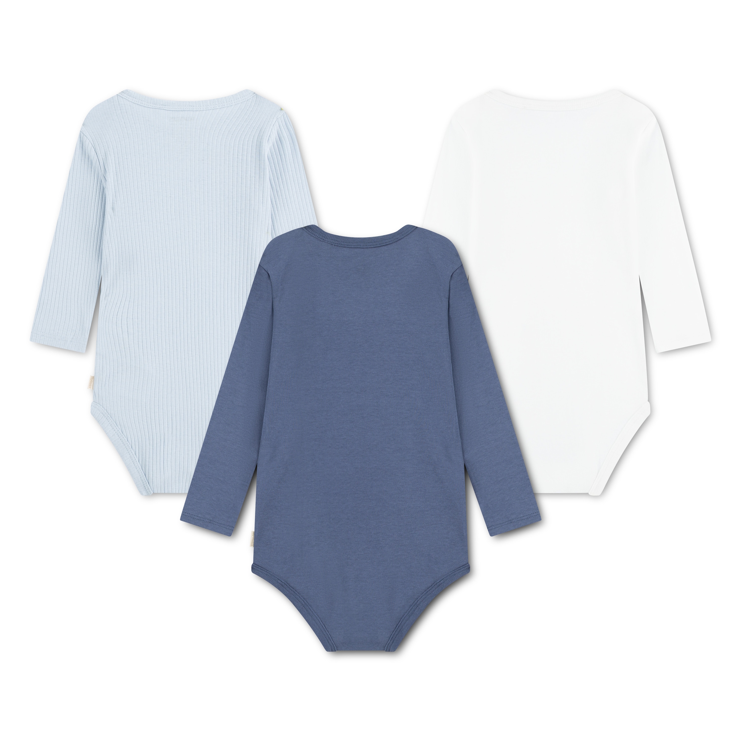 HUGGIES babywear Body à manches longues »HUGB 3PK BODYSUIT« Packung, 3 cuis 3er-Pack, in Ripp-Optik