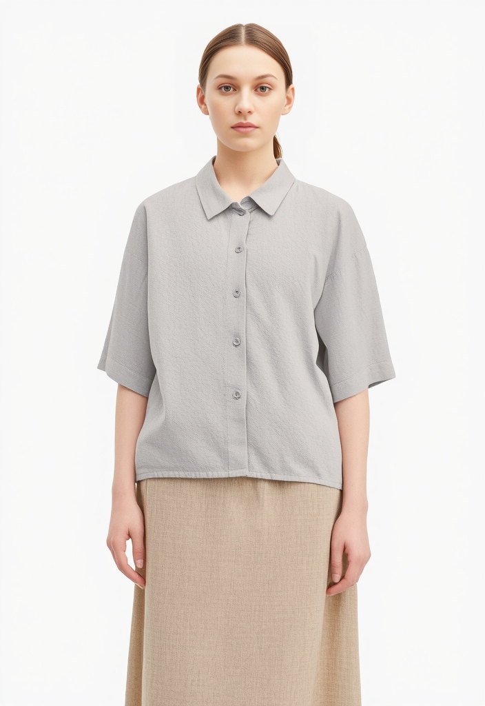 Vero Moda Hemdbluse »VMLINN LINEN 2/4 SHORT SHIRT WVN NOOS«