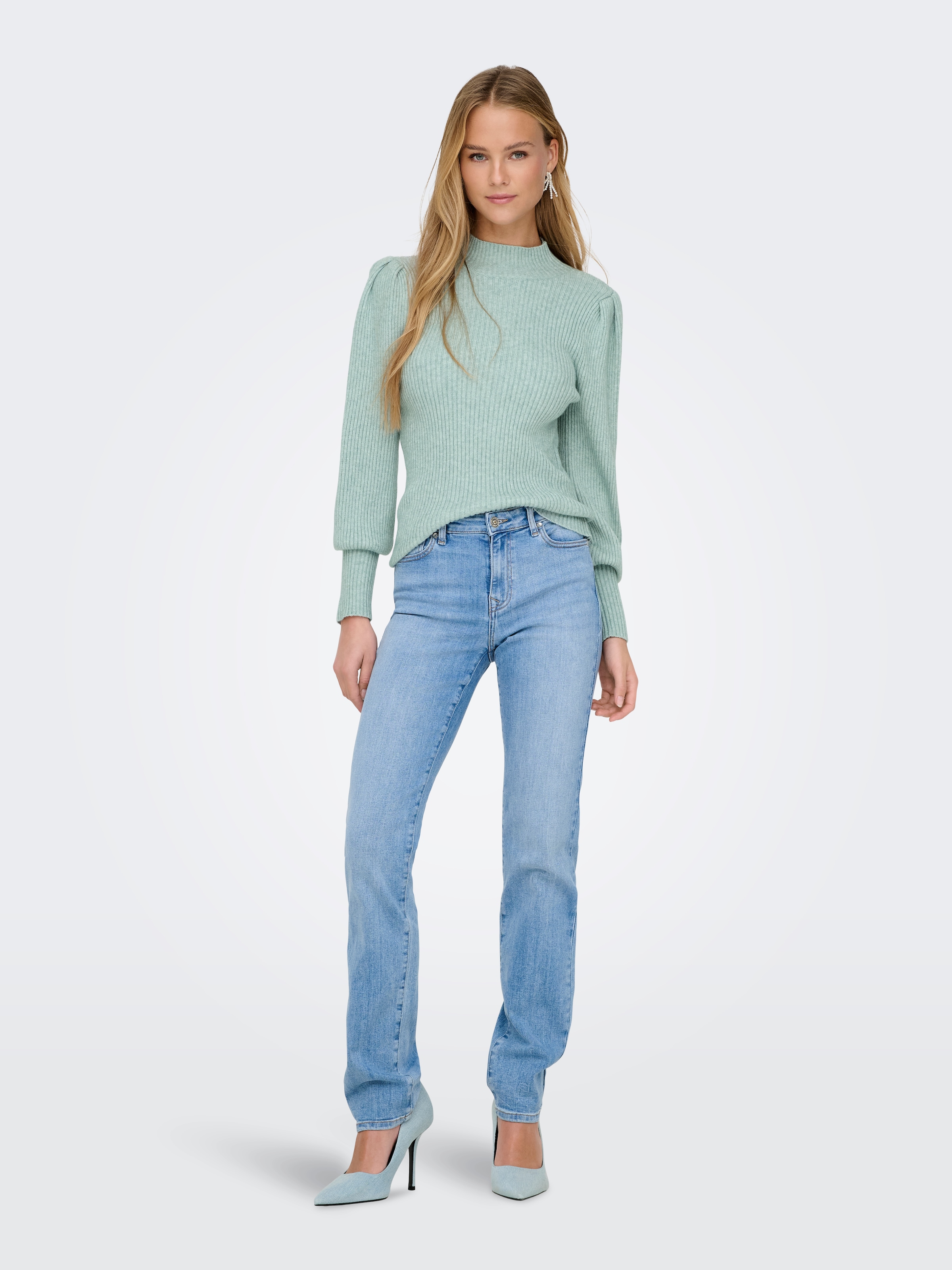 ONLY Pull en tricot »ONLKATIA L/S HIGHNECK PULLOVER KNT NOOS« Viskosemischung