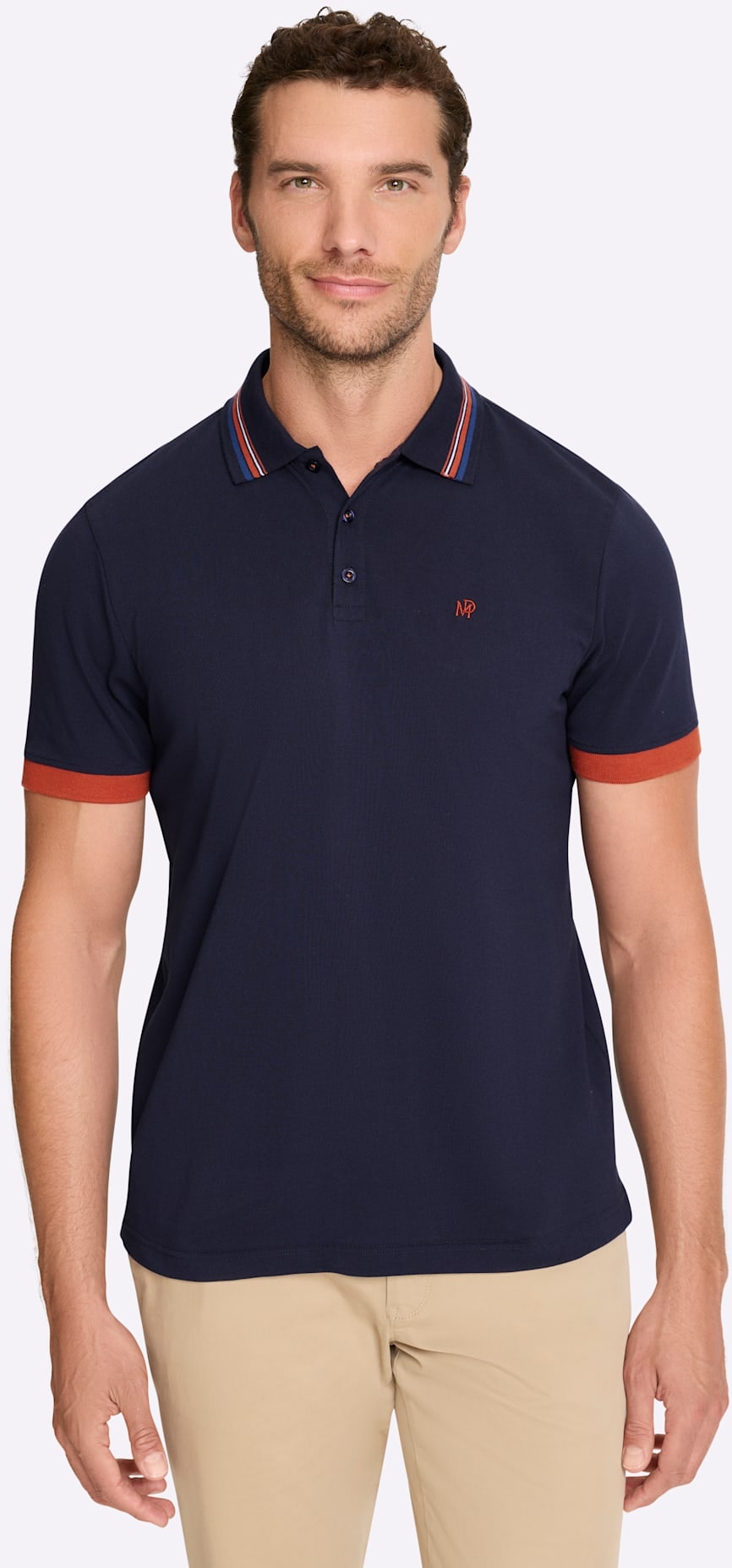 Marco Donati Kurzarmshirt »Kurzarm-Poloshirt«, 1 tlg.
