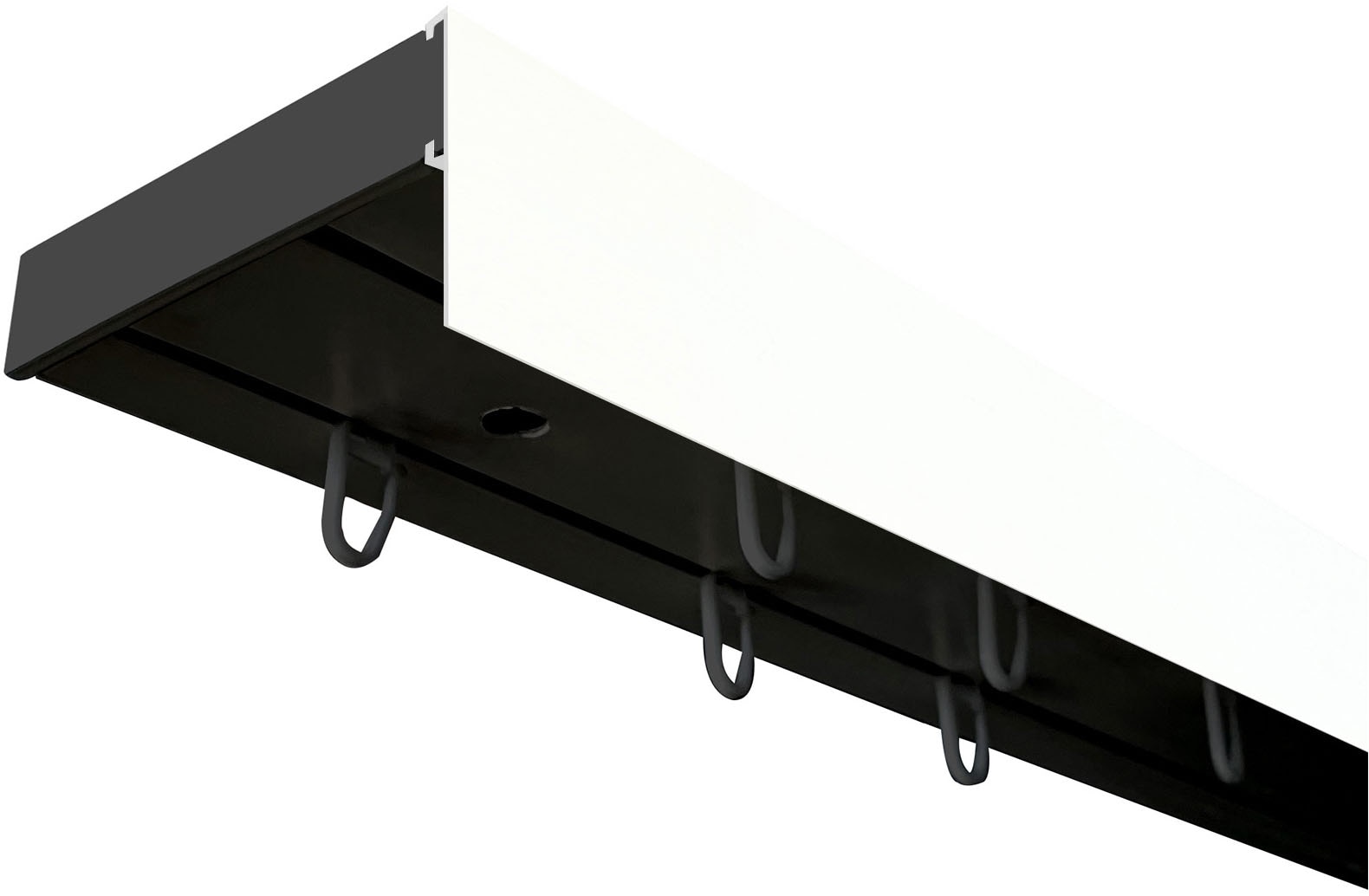 SN DECO GROUP Gardinenschiene »Vorhangschiene SH mit Blende« 2 läufig-läufig Fixmass