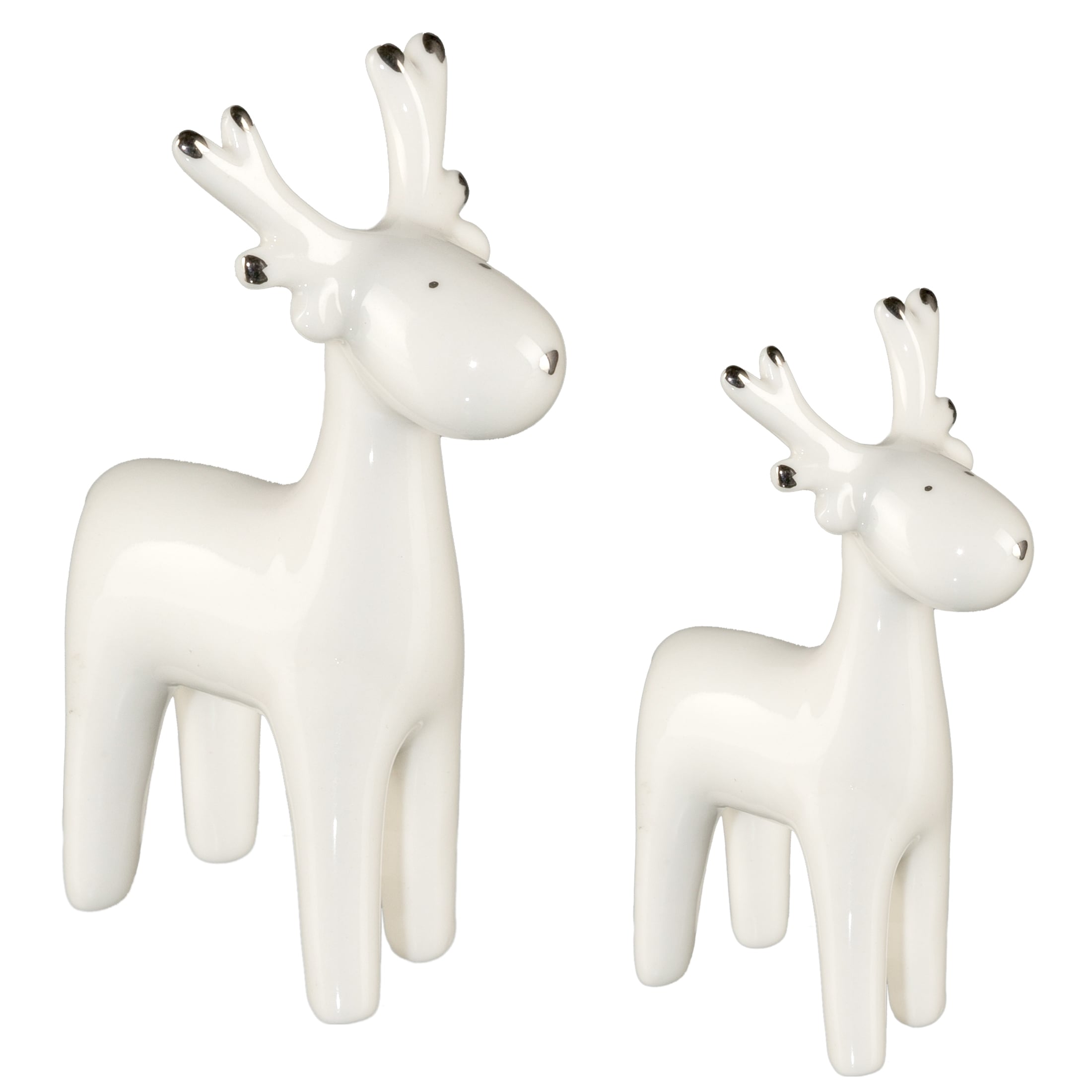 Creativ home Figurine de Noël »Keramikfigur Elch« in zwei Grössen handbemalt