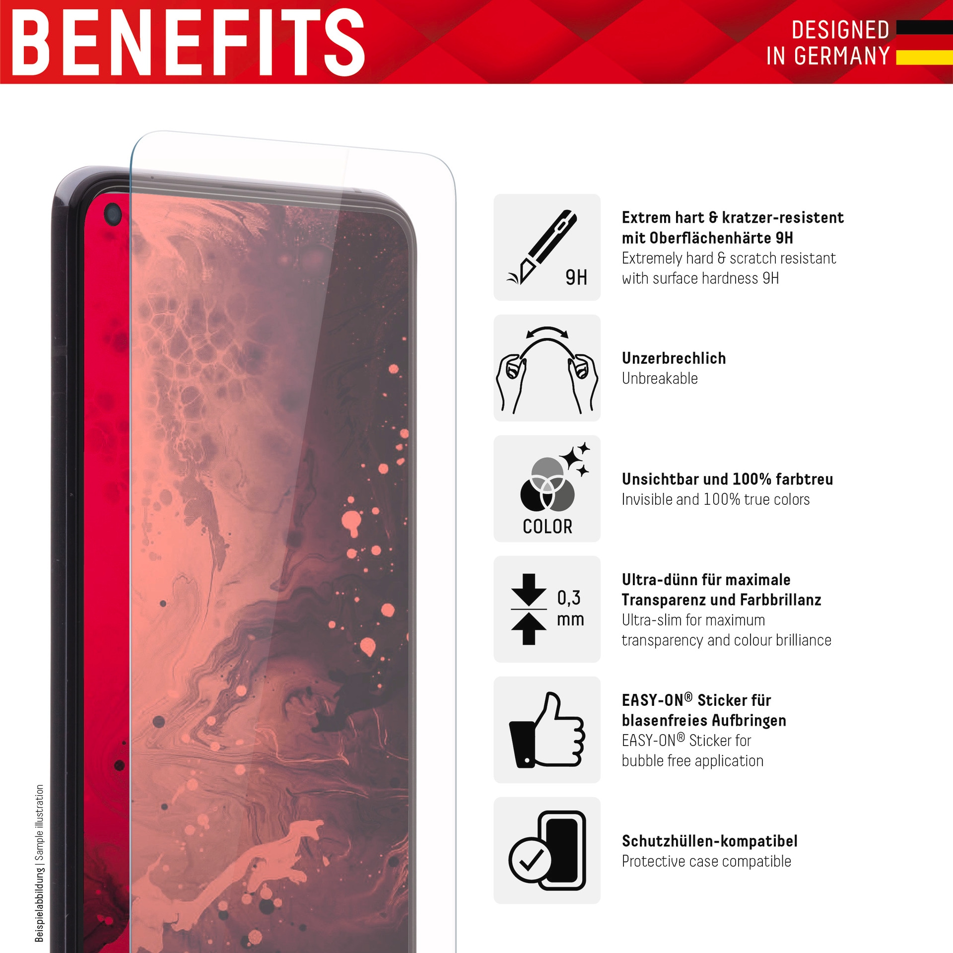 Displex Displayschutzglas »Smart Glass - Poco F3«