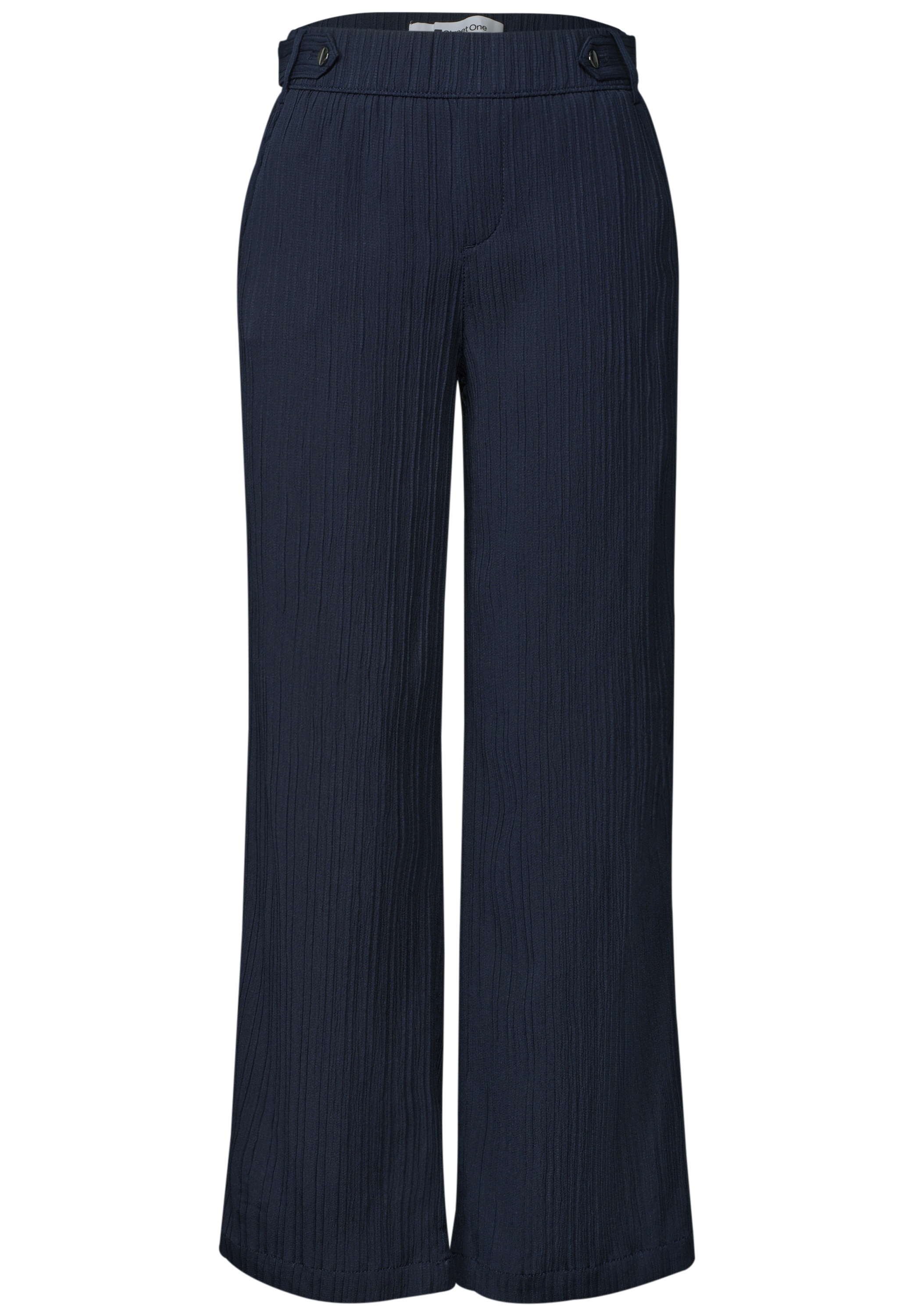 STREET ONE Stoffhose  mit Crinkle Crash Struktur