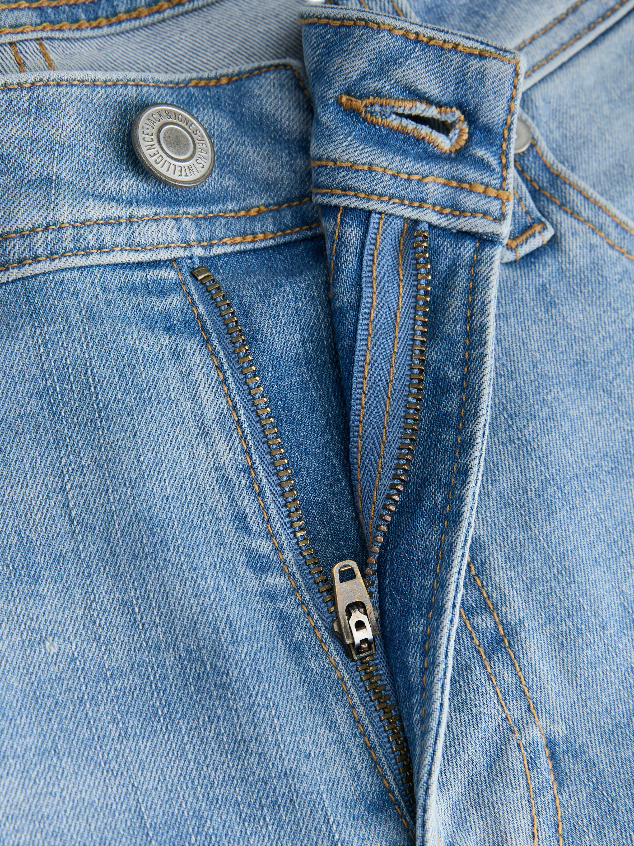 Jack & Jones Straight-Jeans »JJICLARK JJORIGINAL SQ 2« Baumwollmischung, straight fit