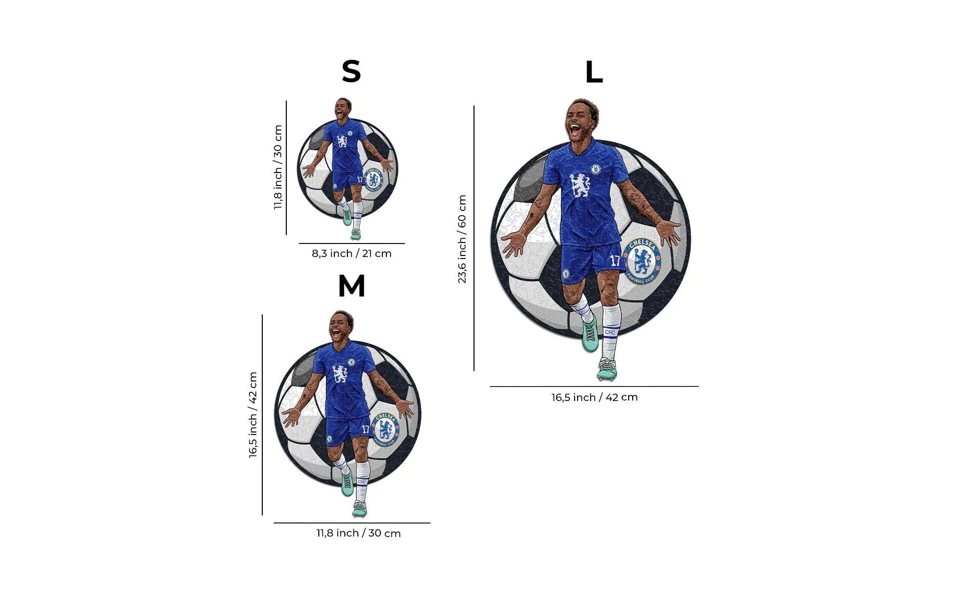   Puzzle »Iconic Chelsea FC – Raheem Sterling«