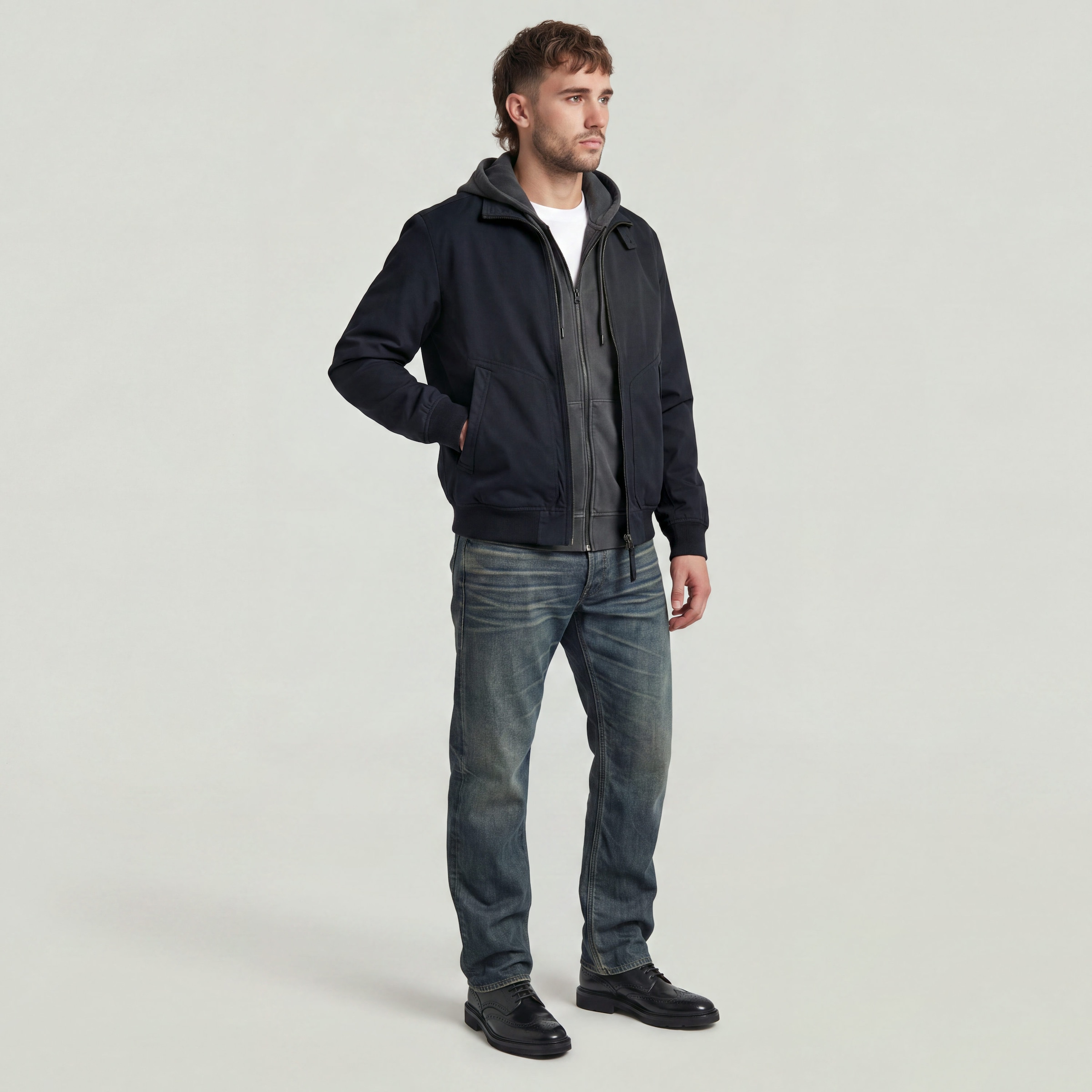 G-STAR Blouson »Tech Padded Bomber Jacket« mit Stehkragen, wattiert