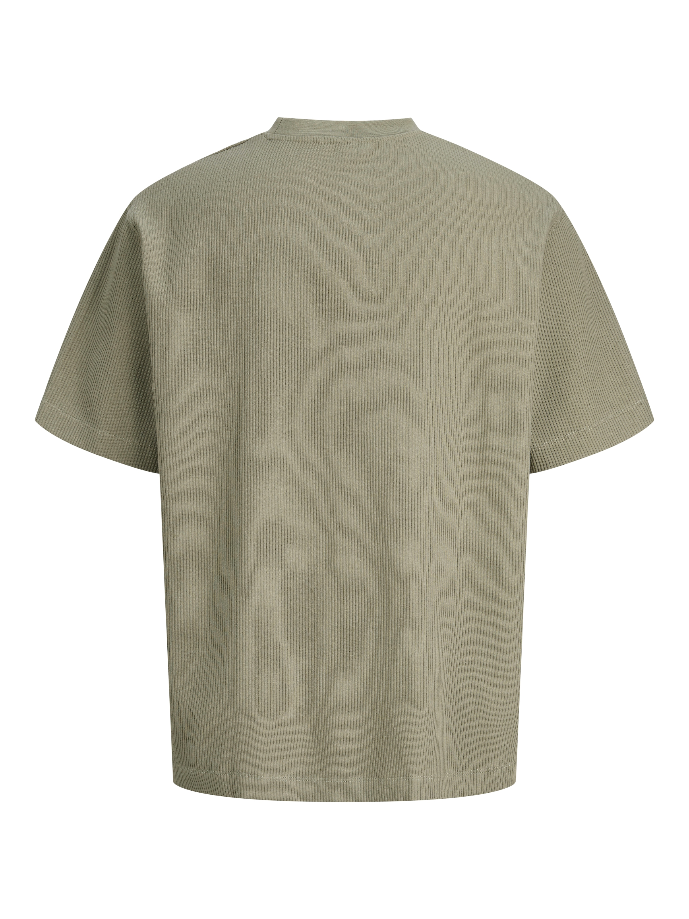 Jack & Jones Rundhalsshirt »JJEHARRISON STRUCTURE TEE SS O-NECK LN« mit Rundhalsusschnitt
