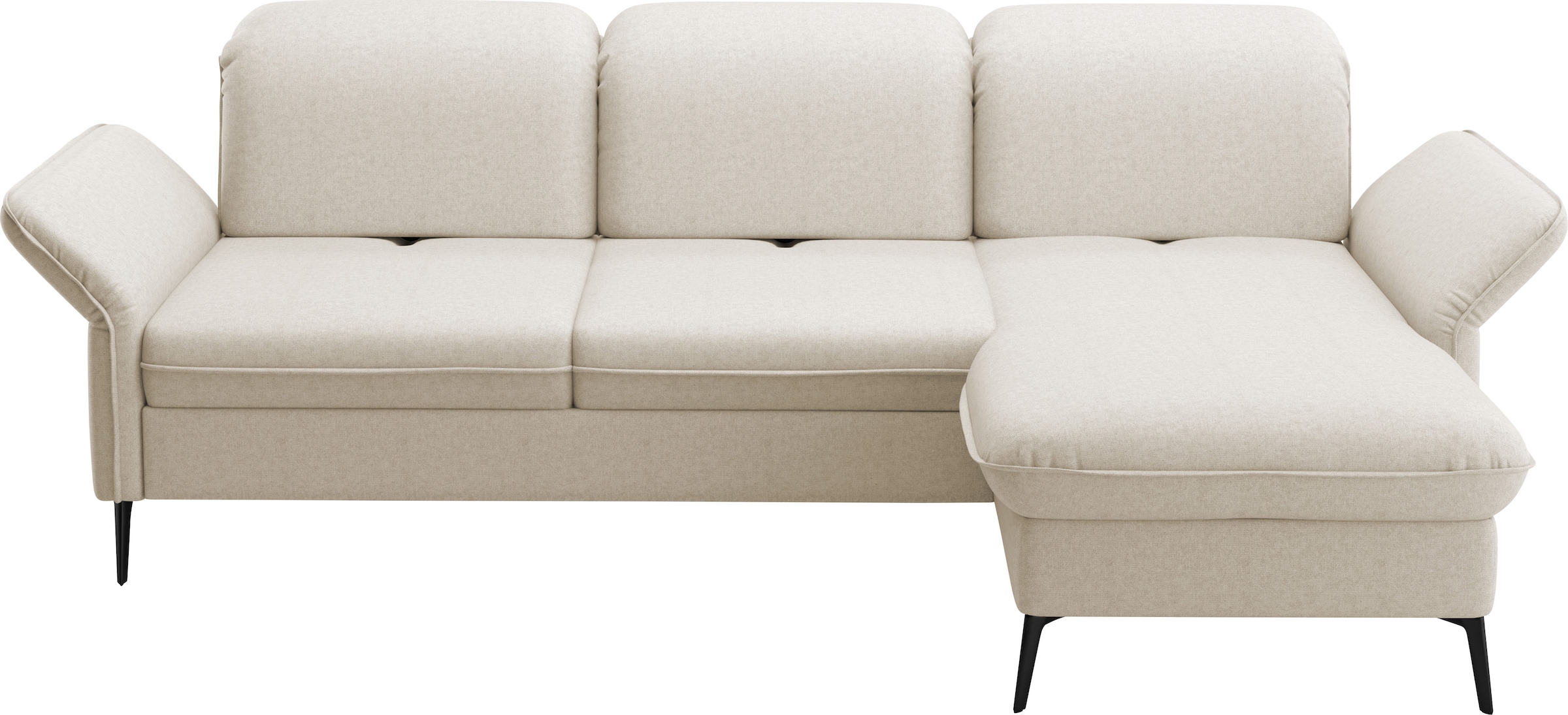 sit&more Ecksofa »Emely, inkl. Sitztiefenverstellung« wahlweise mit Bettfunktion,Bettkasten,Kopf- & Armteilverstellung