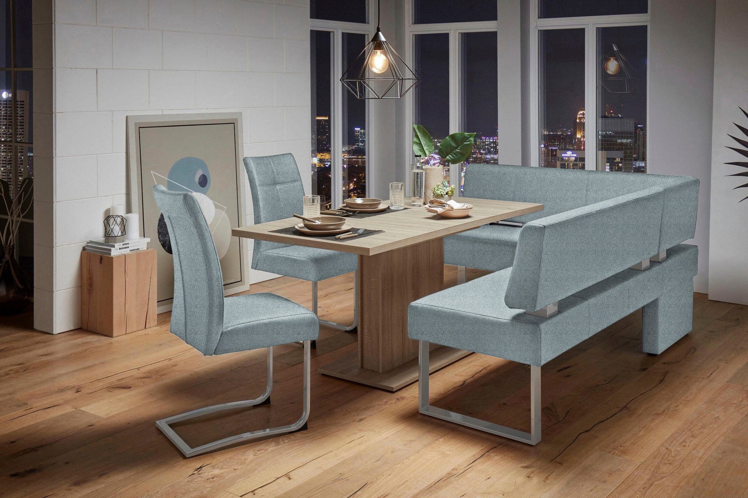 GOODproduct Chaise cantilever »Rab« (Ensemble) 2 cuisBezug in verschiedenen Qualitäten, maximale Belastbarkeit 120 kg