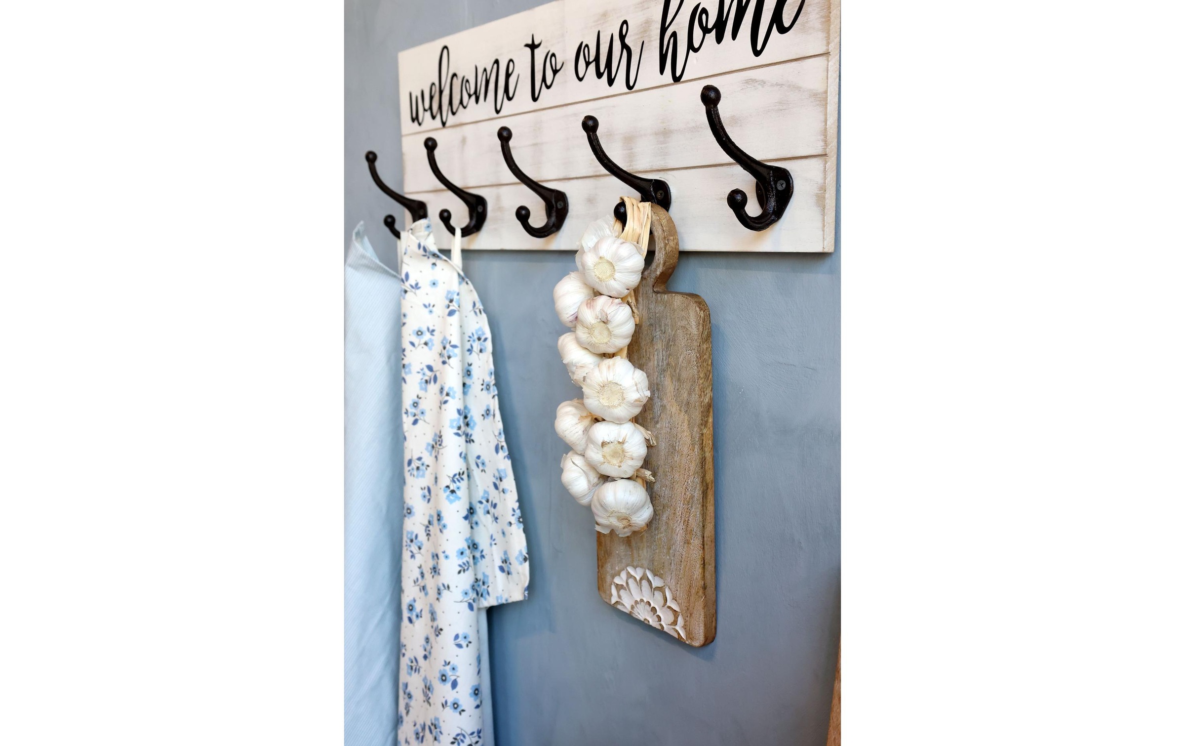   Wandhaken »Chic Antique welcome to our home«