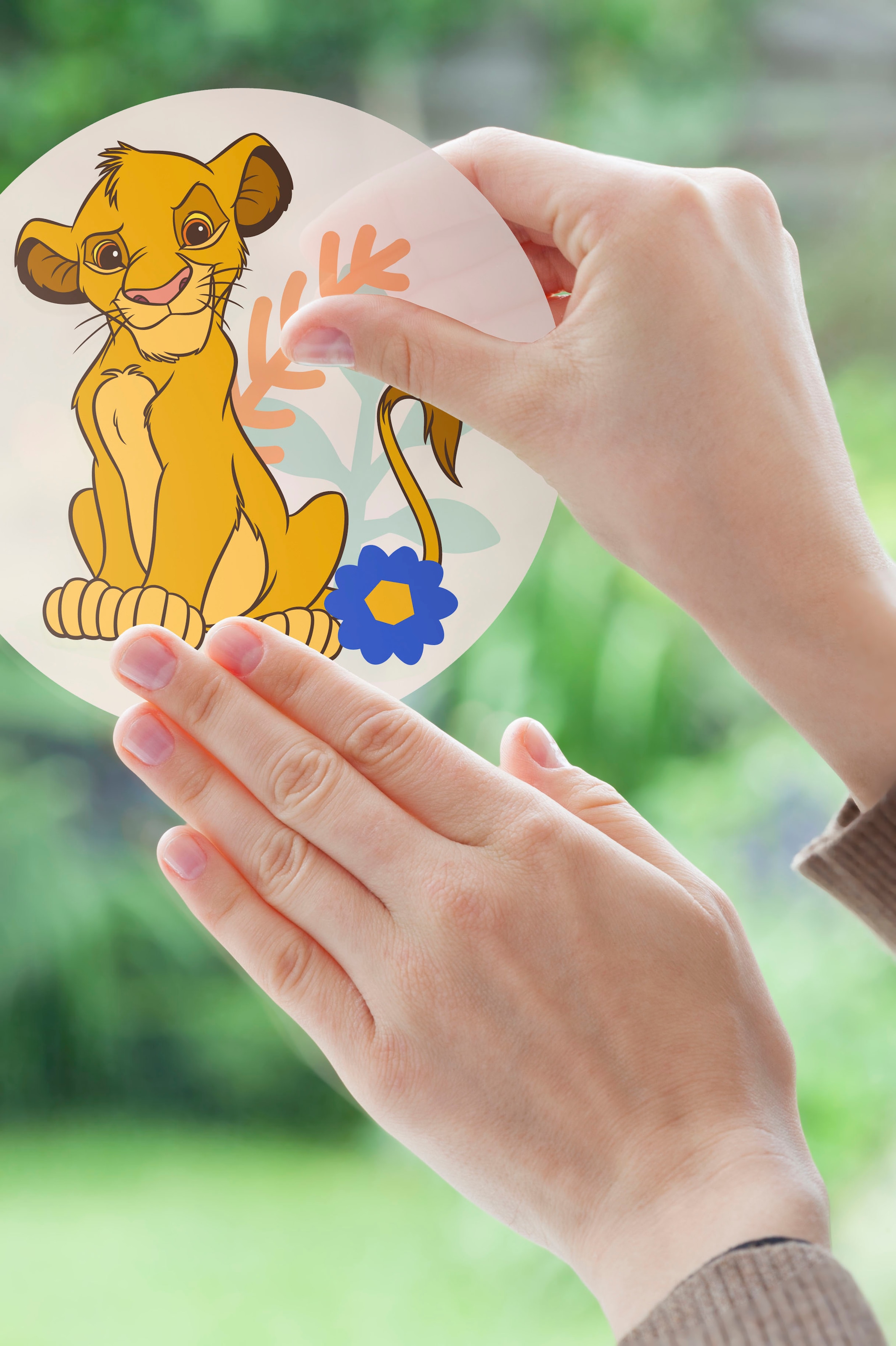 Komar Tableau de fenêtre »Better Together Bubbles - Grösse 30 x 30 cm, 2 Bogen«