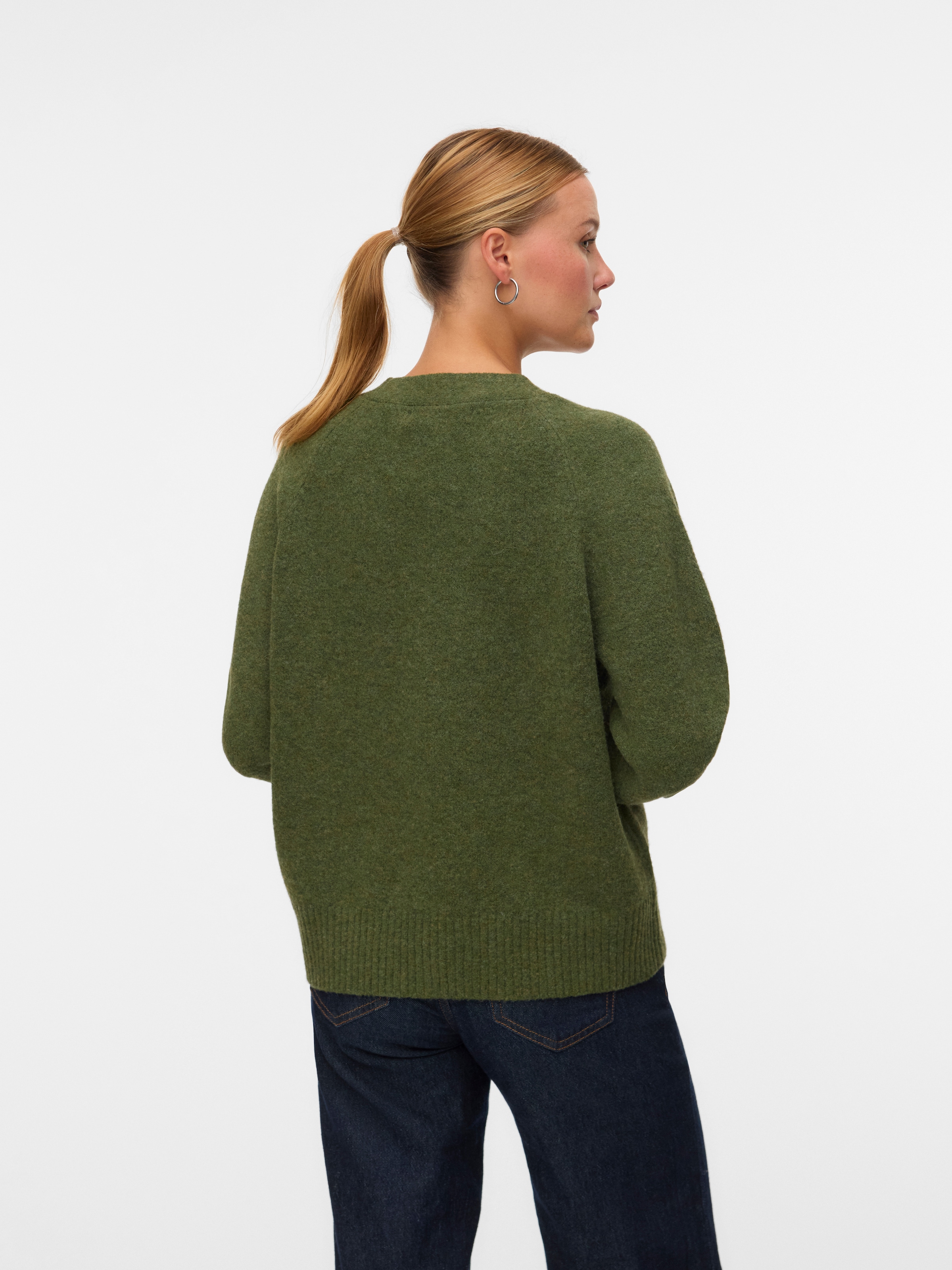 Vero Moda Strickjacke »VMBOOM LS V-NECK BUTTON CARDIGAN GA NOOS«