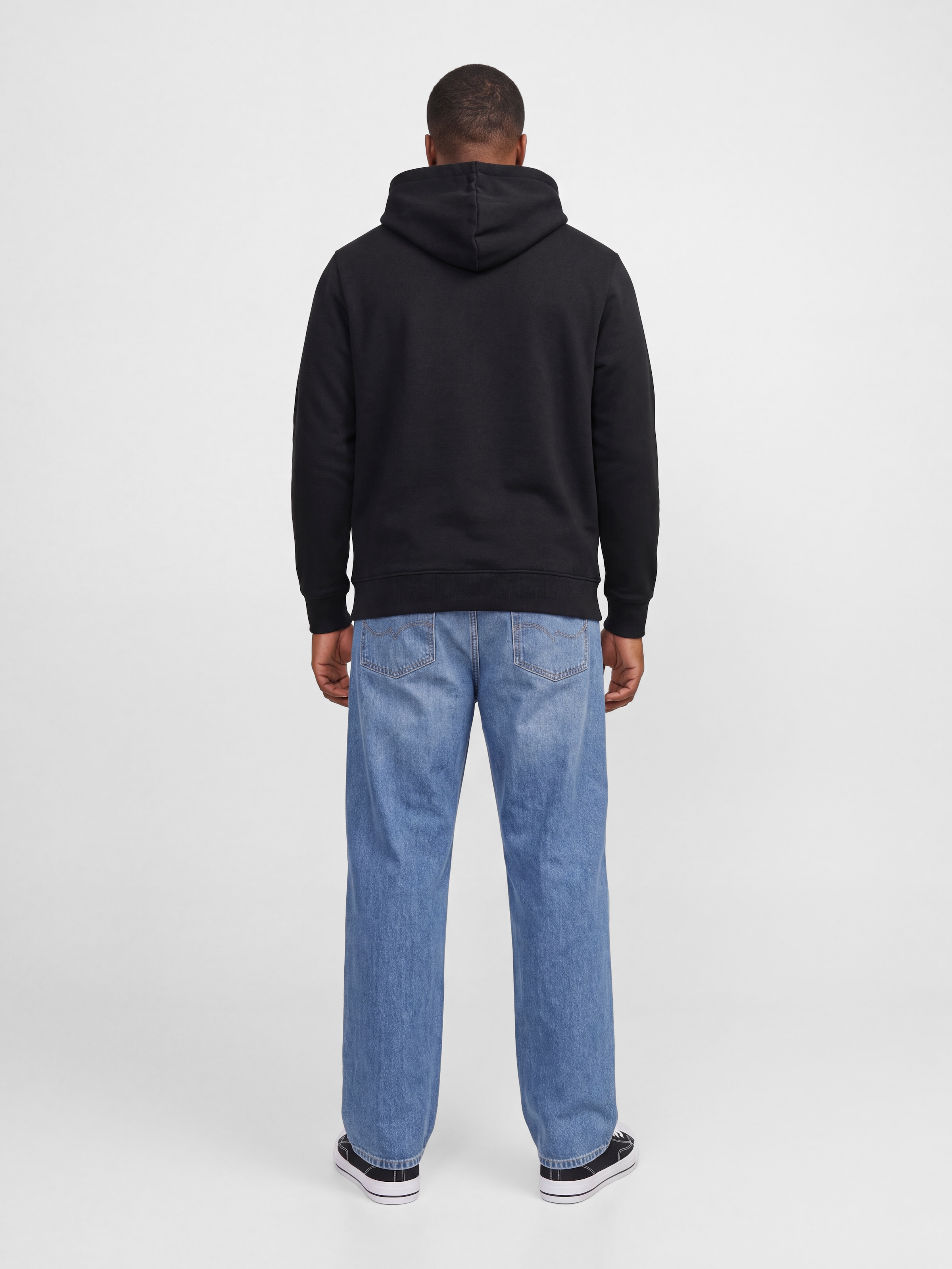 Jack & Jones PlusSize Sweat à capuche »JJTOM SWEAT HOOD SN PLS«, mélange coton, coupe normale
