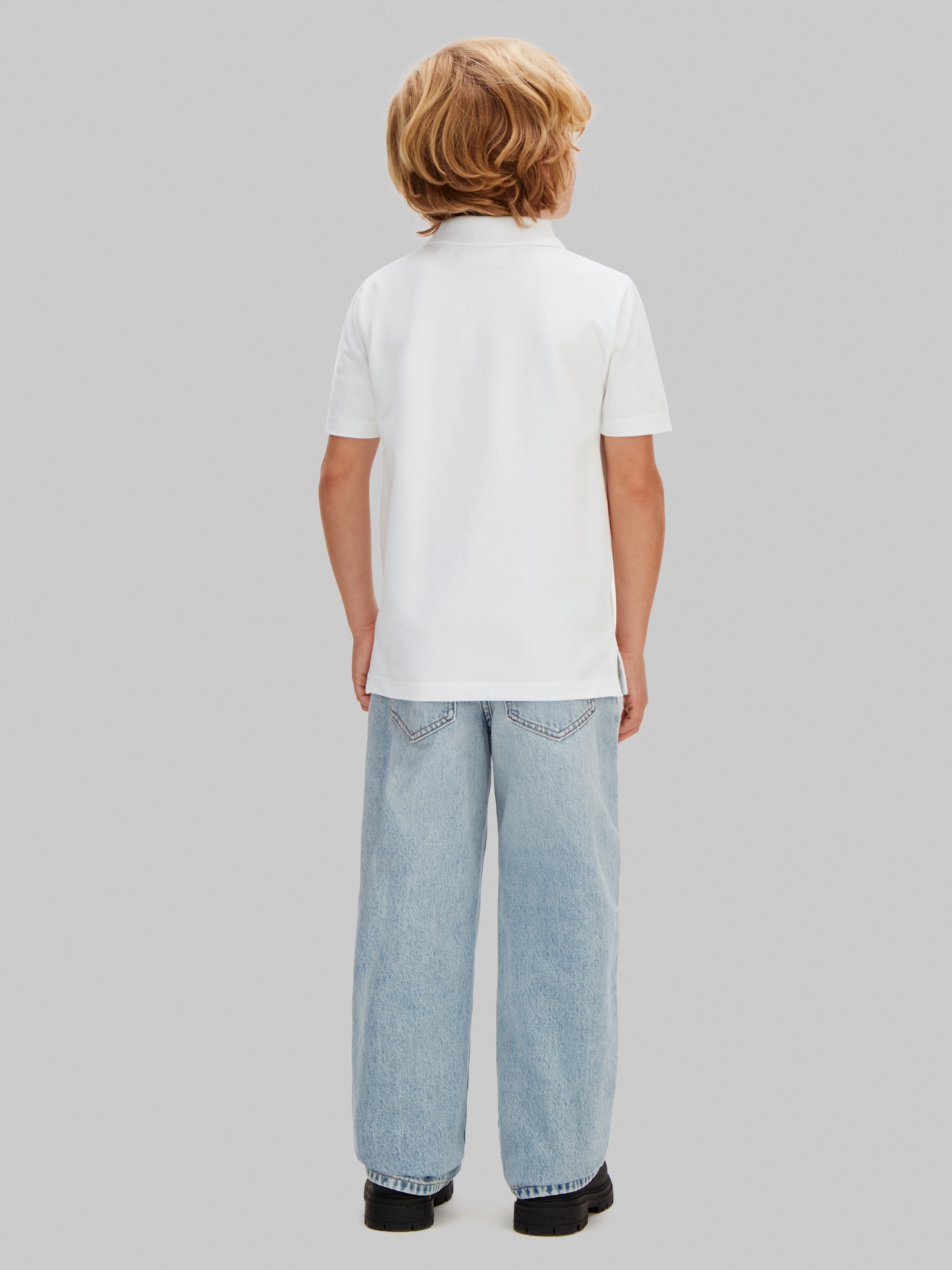 Calvin Klein Jeans Poloshirt »SOLID POLO« Regular fit für Kinder mit Polokragen