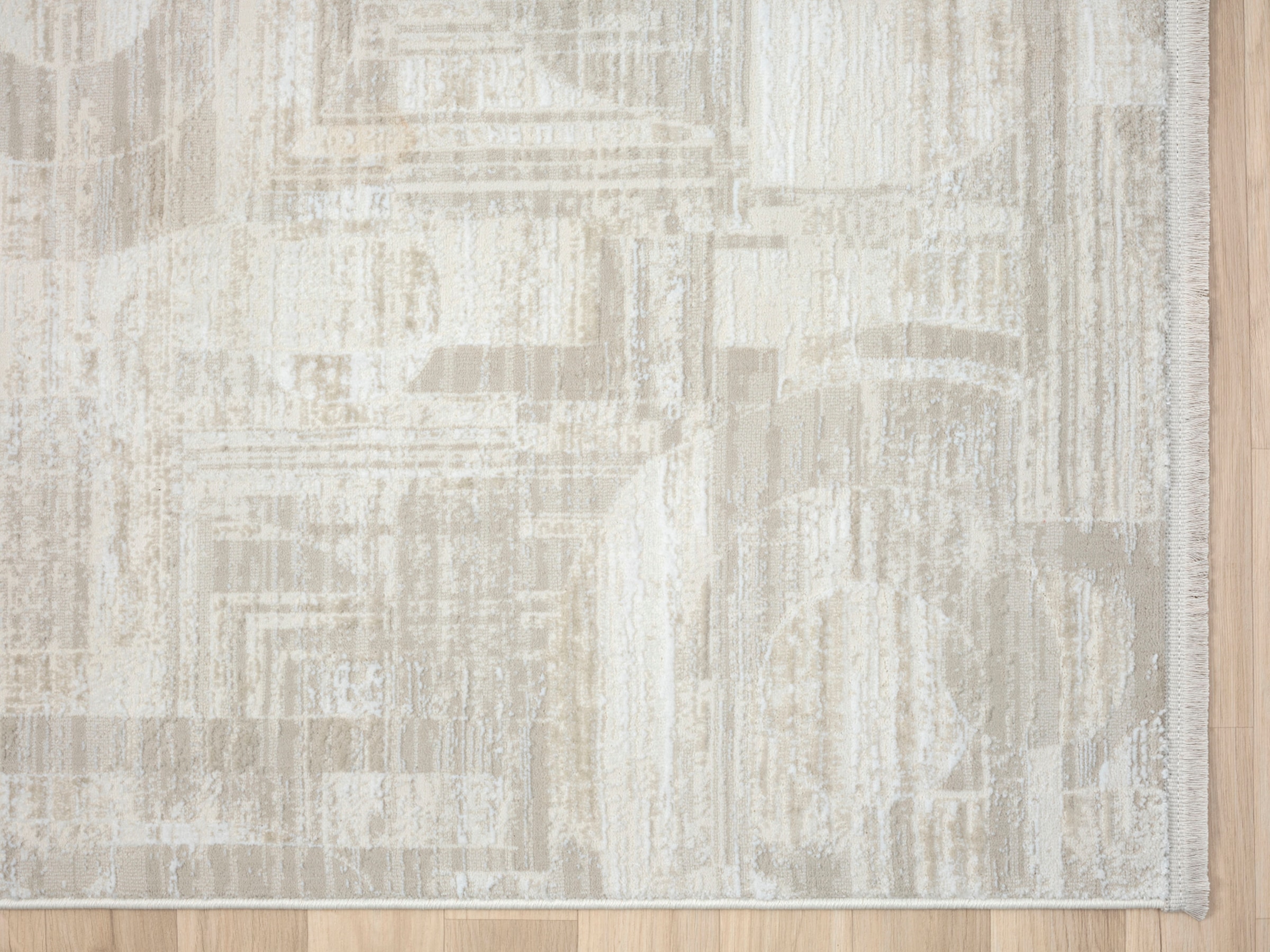 Myflair Möbel & Accessoires Teppich »My Circles« rechteckig 10 mm Höhe Kurzflor, modernes Design, Retro-Style, mit Fransen, besonders weich