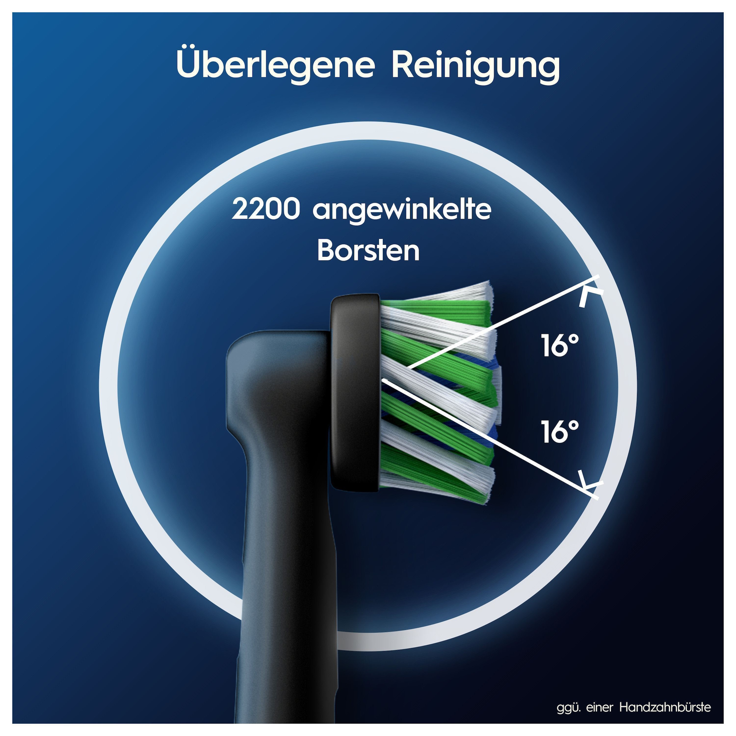 Oral-B Brosses à clipser »Pro CrossAction« poils en forme de X