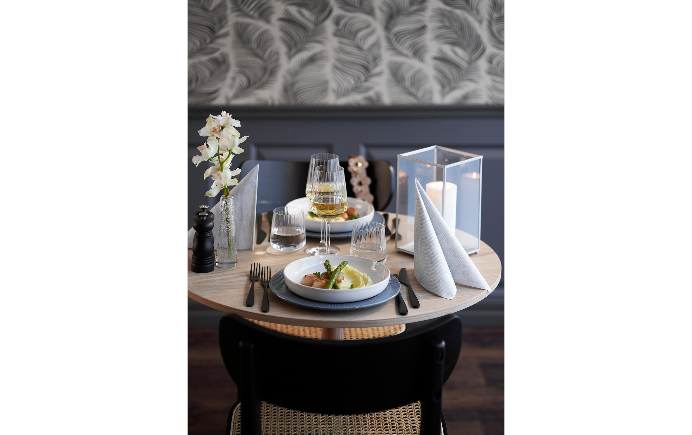   Serviette en papier »Duni Washed Linen 40x40 cm 60 Stück«